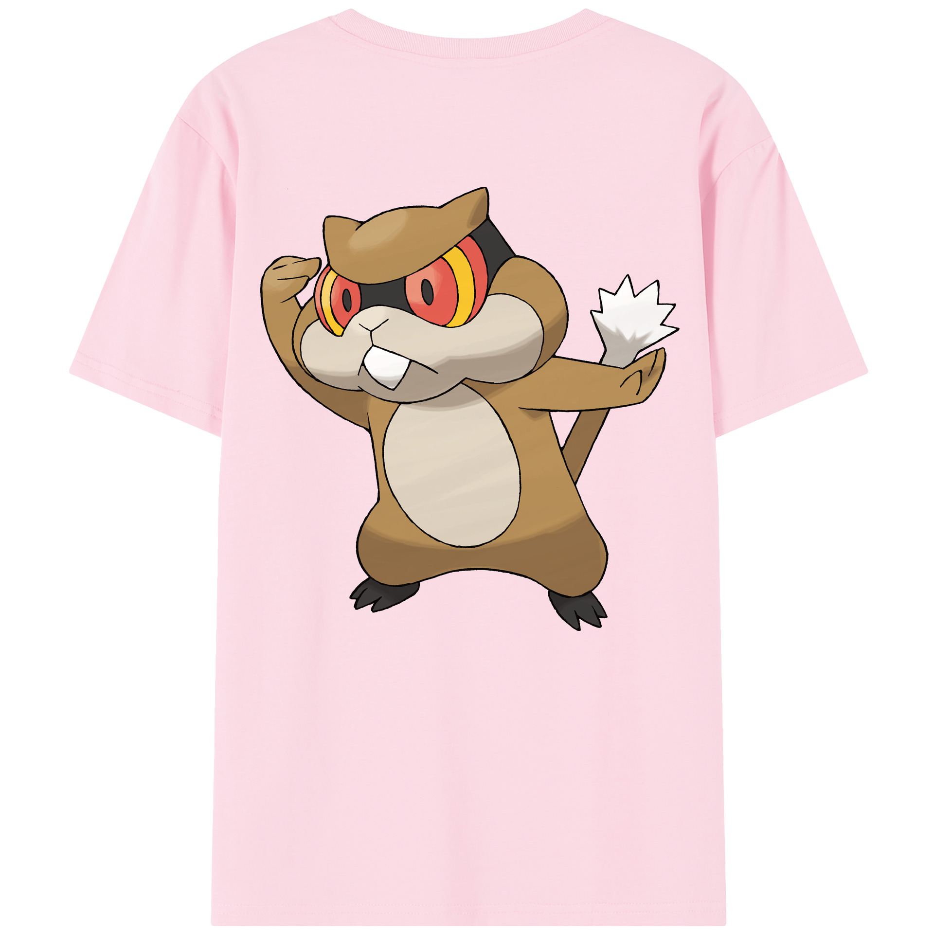 （画像用） ポケットモンスター Pokémon 綿100％半袖Tシャツ（背面プリント）