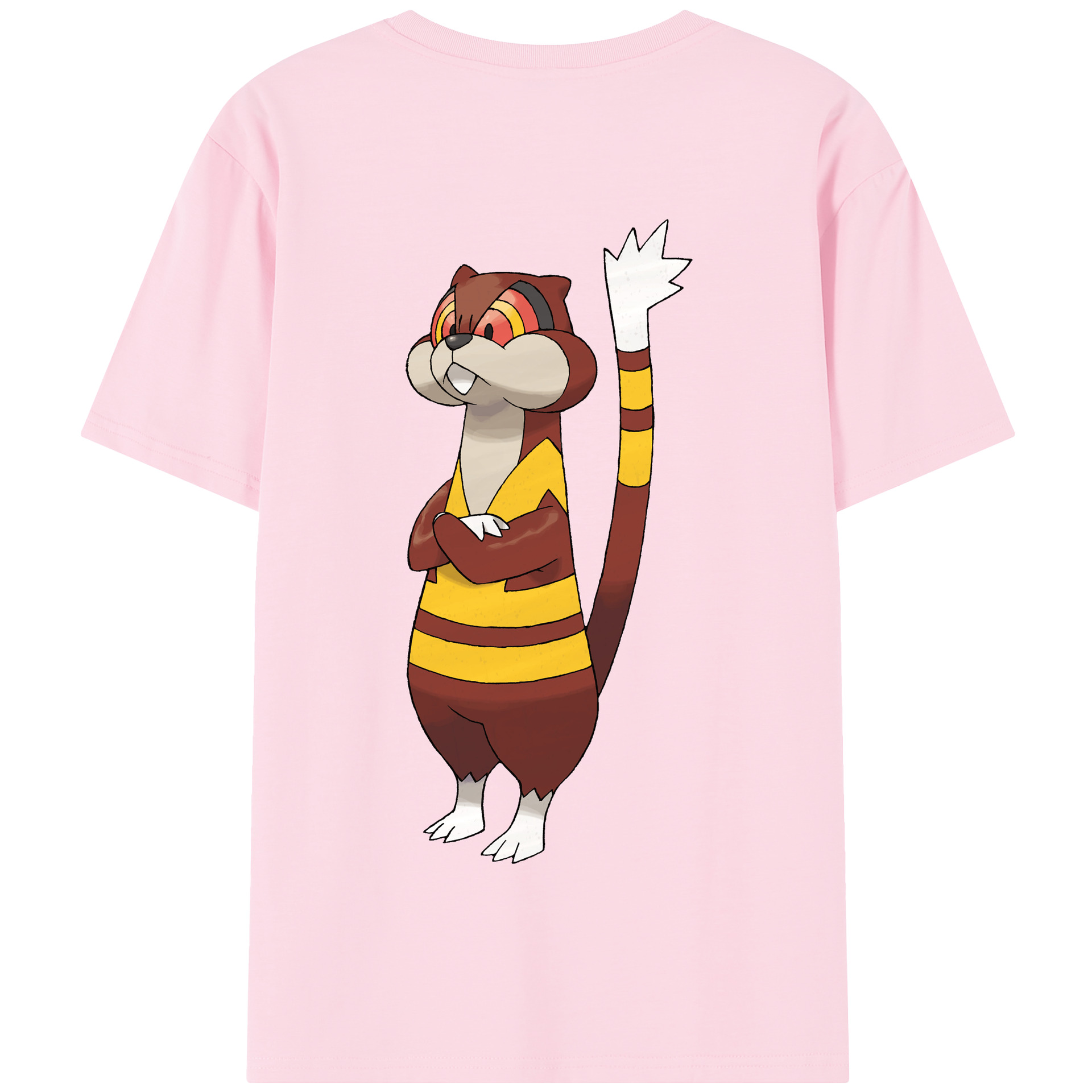 （画像用） ポケットモンスター Pokémon 綿100％半袖Tシャツ（背面プリント）
