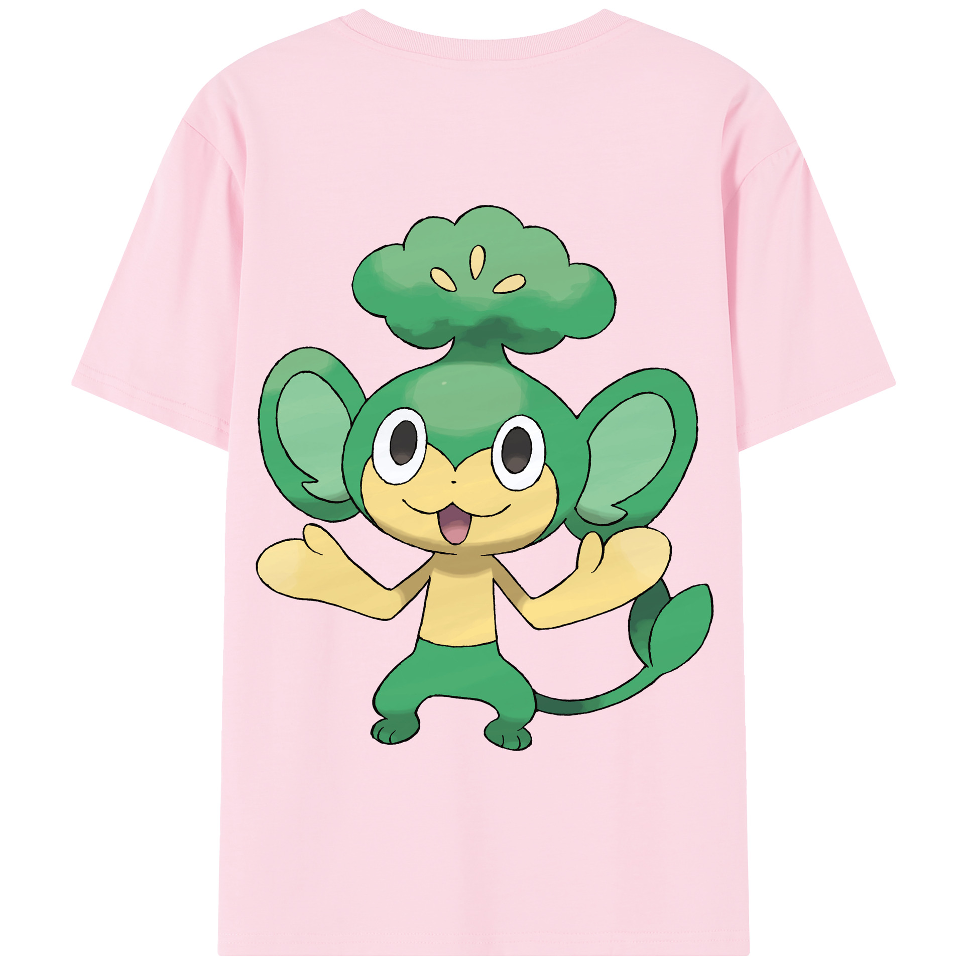 （画像用） ポケットモンスター Pokémon 綿100％半袖Tシャツ（背面プリント）