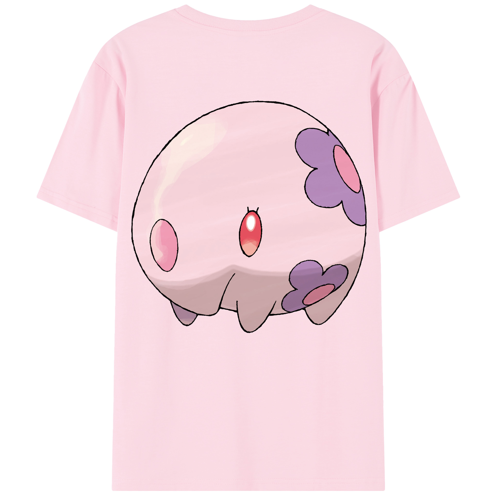 （画像用） ポケットモンスター Pokémon 綿100％半袖Tシャツ（背面プリント）