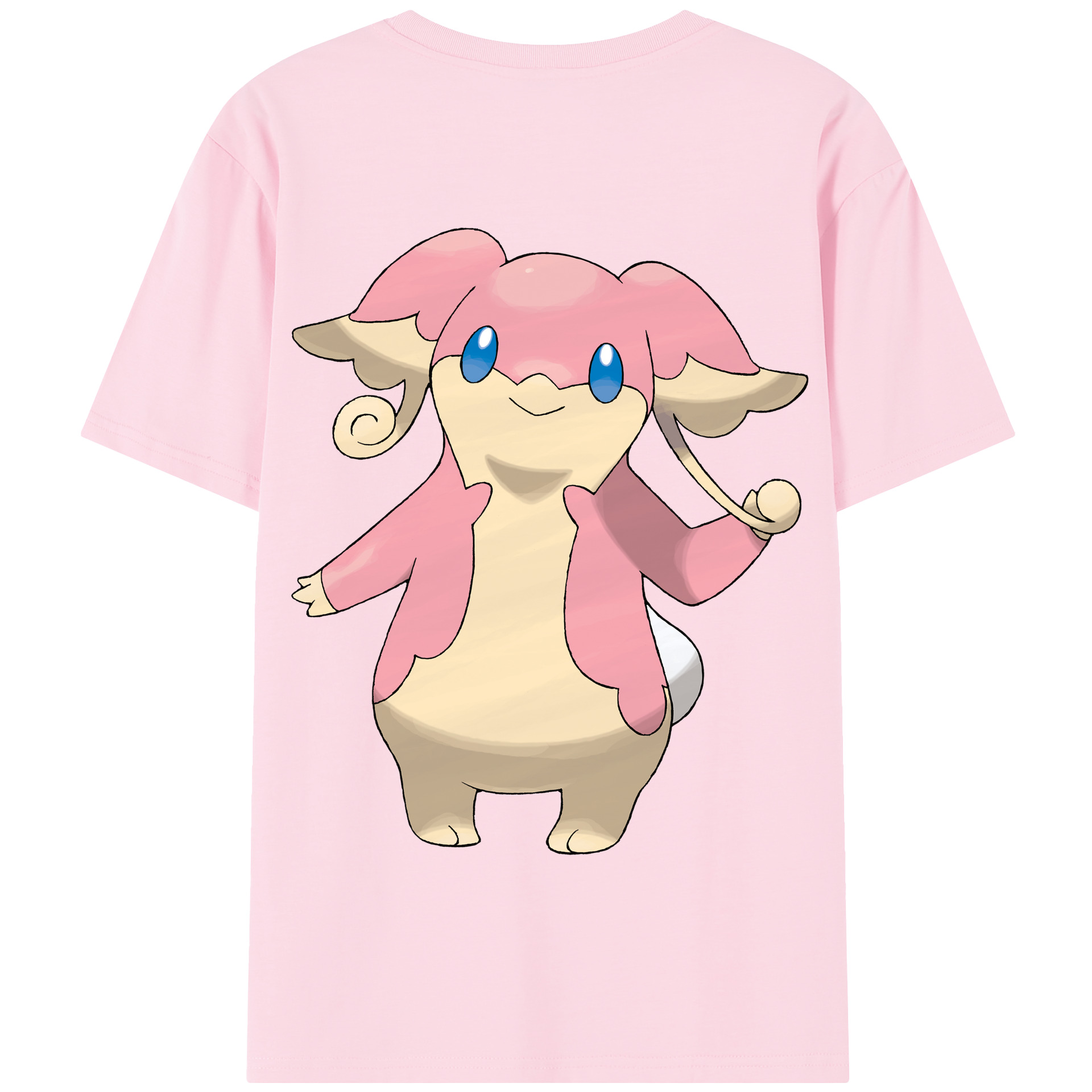 （画像用） ポケットモンスター Pokémon 綿100％半袖Tシャツ（背面プリント）