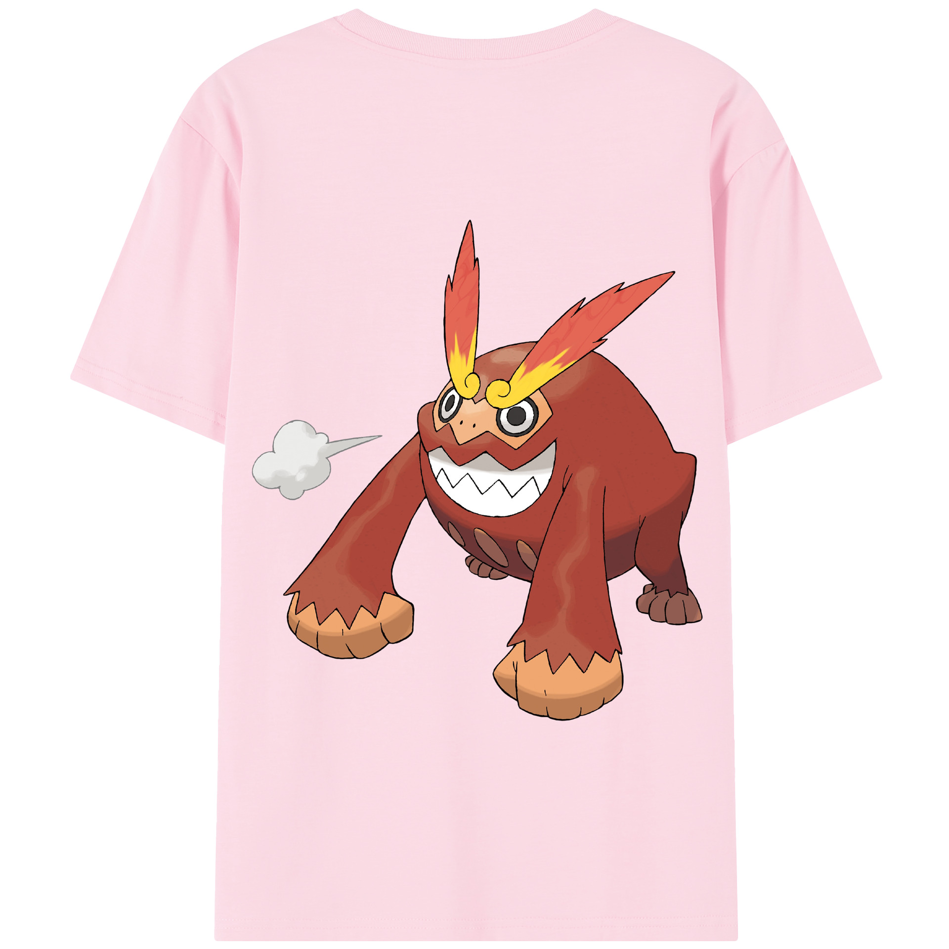 （画像用） ポケットモンスター Pokémon 綿100％半袖Tシャツ（背面プリント）