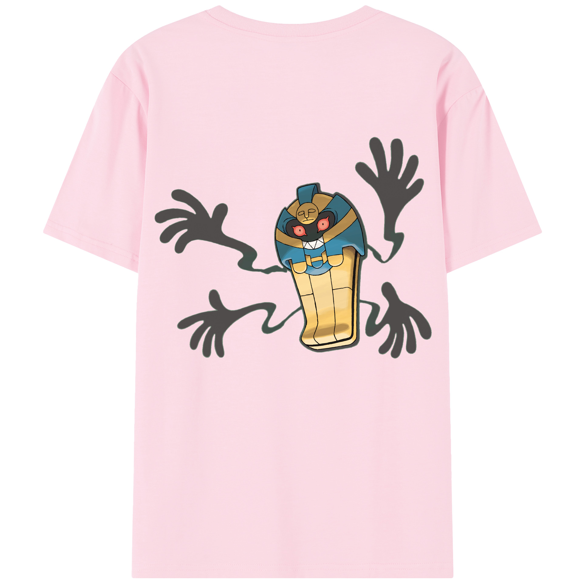 （画像用） ポケットモンスター Pokémon 綿100％半袖Tシャツ（背面プリント）