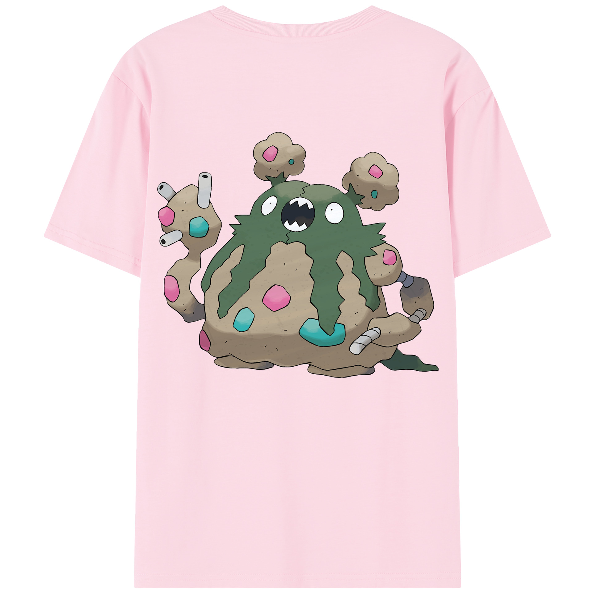 （画像用） ポケットモンスター Pokémon 綿100％半袖Tシャツ（背面プリント）
