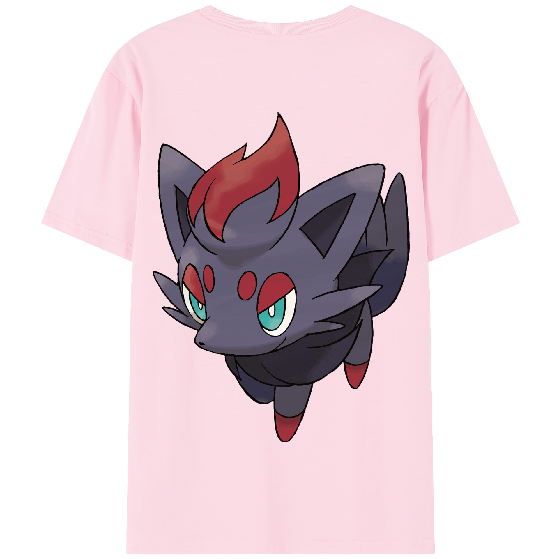 （画像用） ポケットモンスター Pokémon 綿100％半袖Tシャツ（背面プリント）