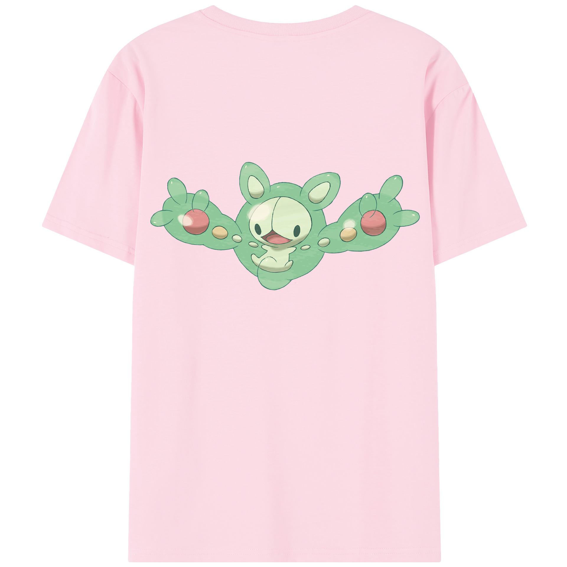 （画像用） ポケットモンスター Pokémon 綿100％半袖Tシャツ（背面プリント）