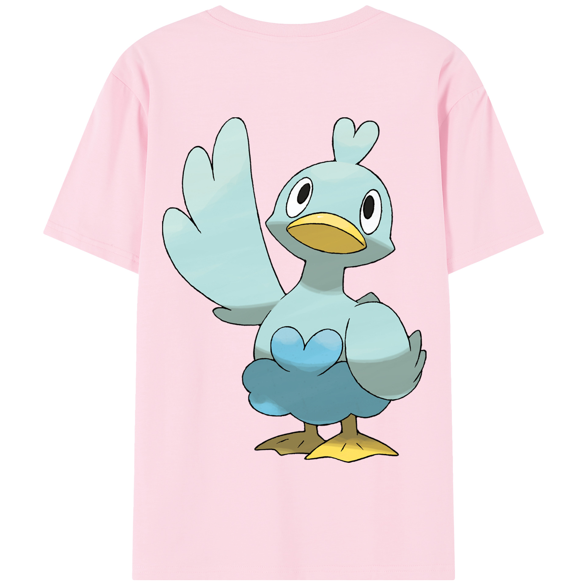 （画像用） ポケットモンスター Pokémon 綿100％半袖Tシャツ（背面プリント）