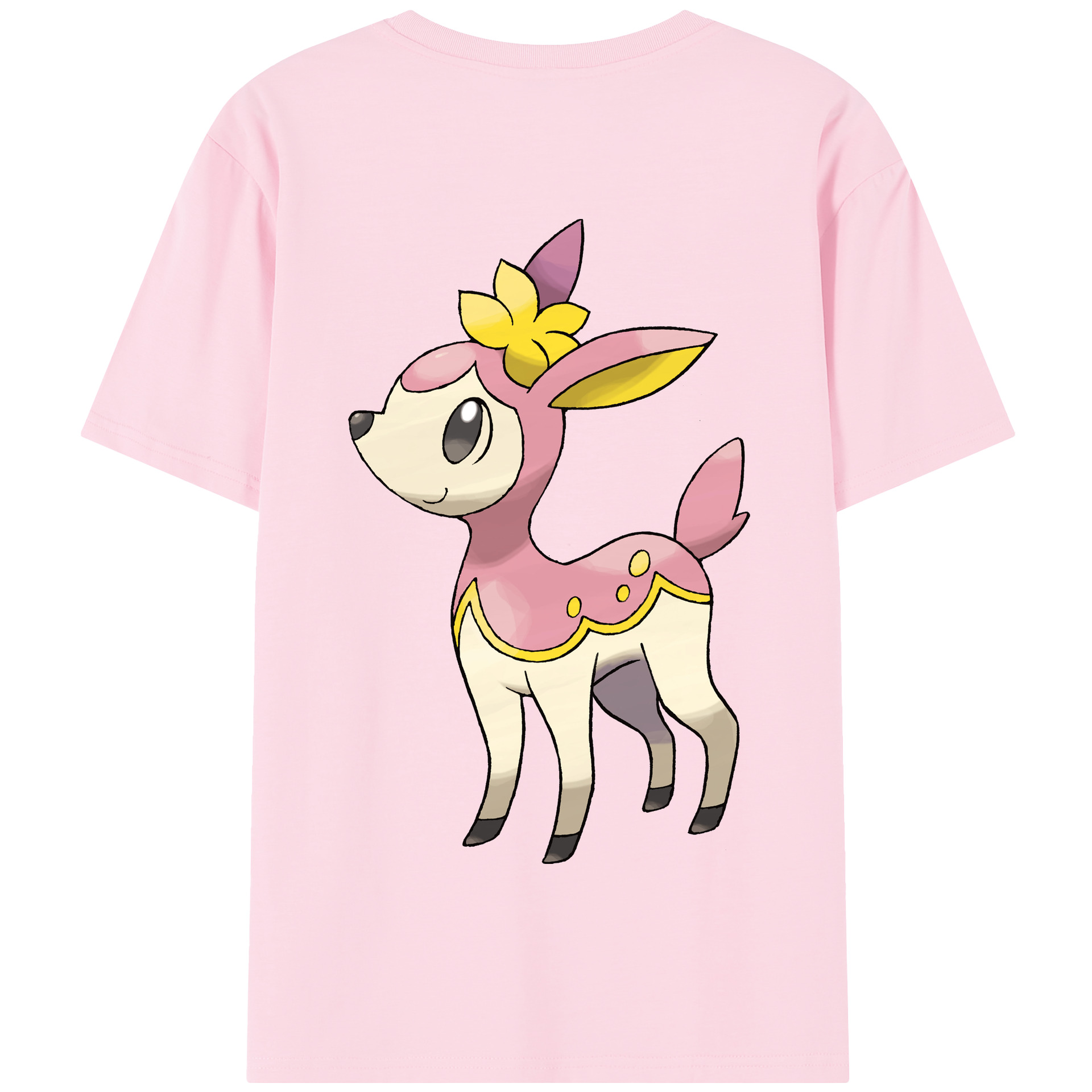 （画像用） ポケットモンスター Pokémon 綿100％半袖Tシャツ（背面プリント）