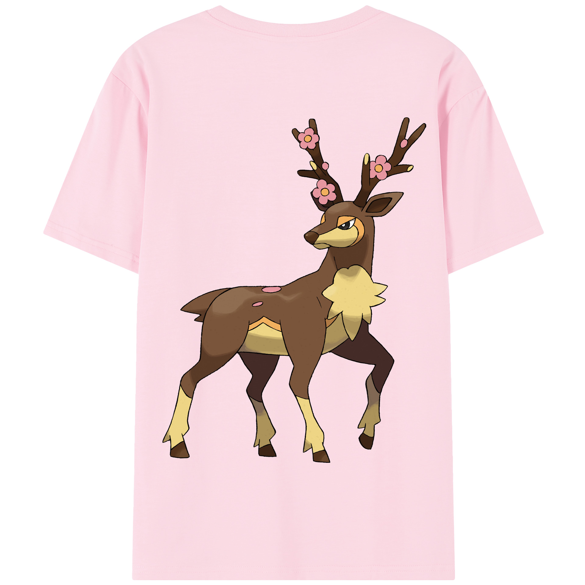 （画像用） ポケットモンスター Pokémon 綿100％半袖Tシャツ（背面プリント）