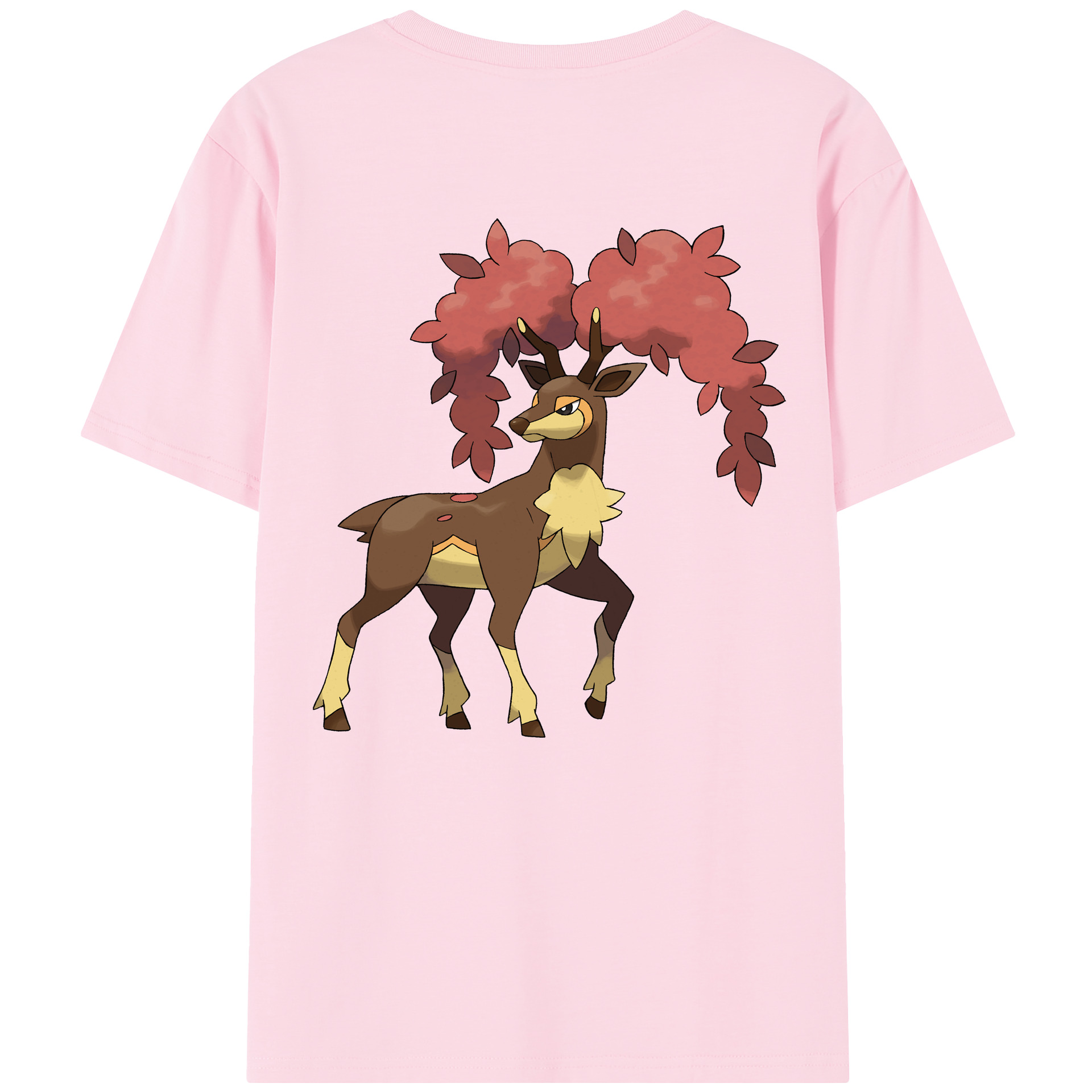 （画像用） ポケットモンスター Pokémon 綿100％半袖Tシャツ（背面プリント）