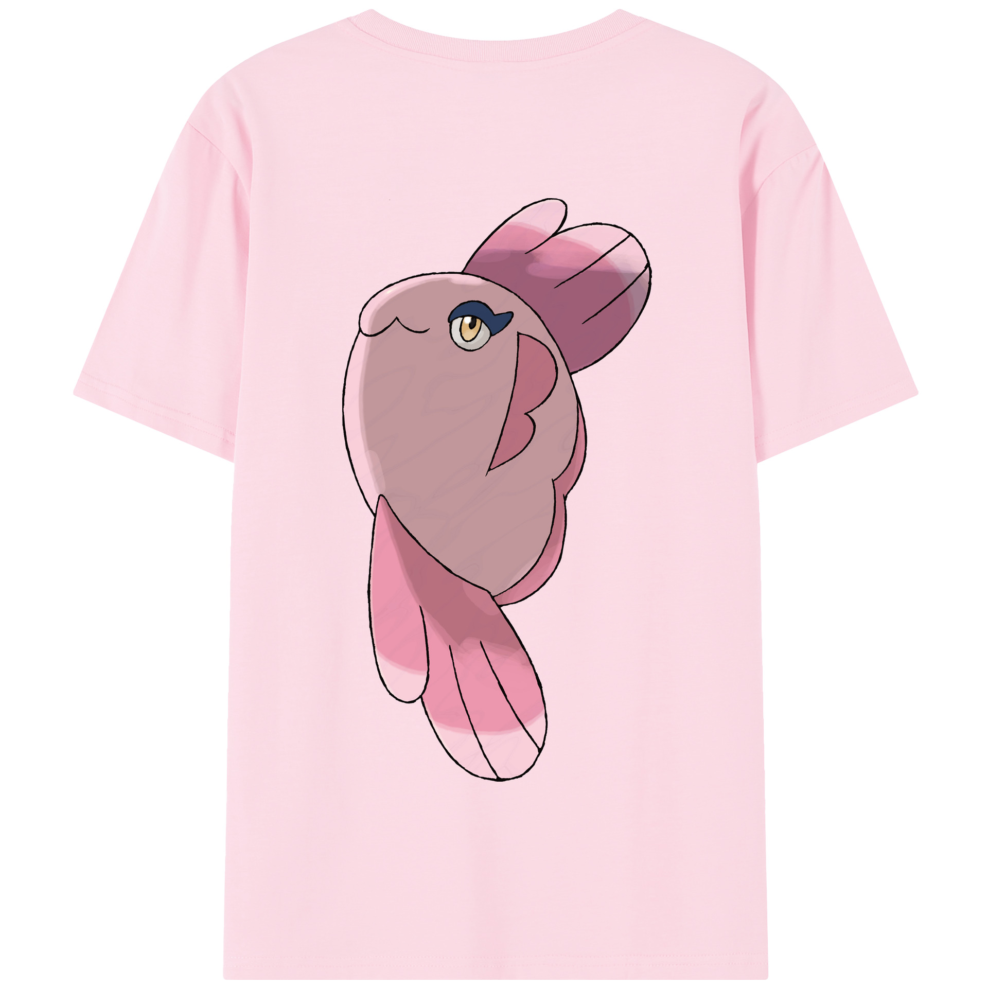 （画像用） ポケットモンスター Pokémon 綿100％半袖Tシャツ（背面プリント）