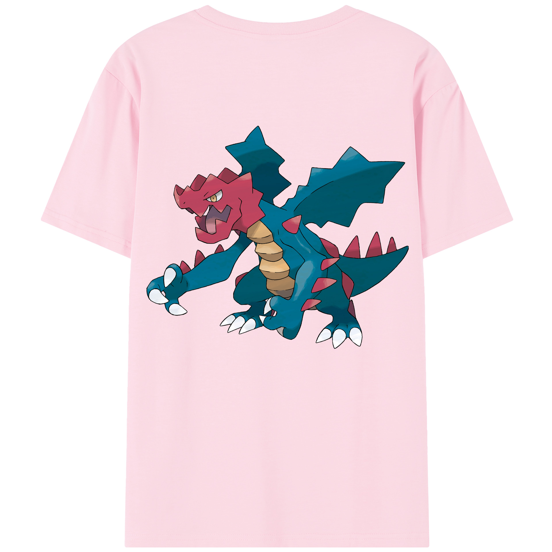 （画像用） ポケットモンスター Pokémon 綿100％半袖Tシャツ（背面プリント）