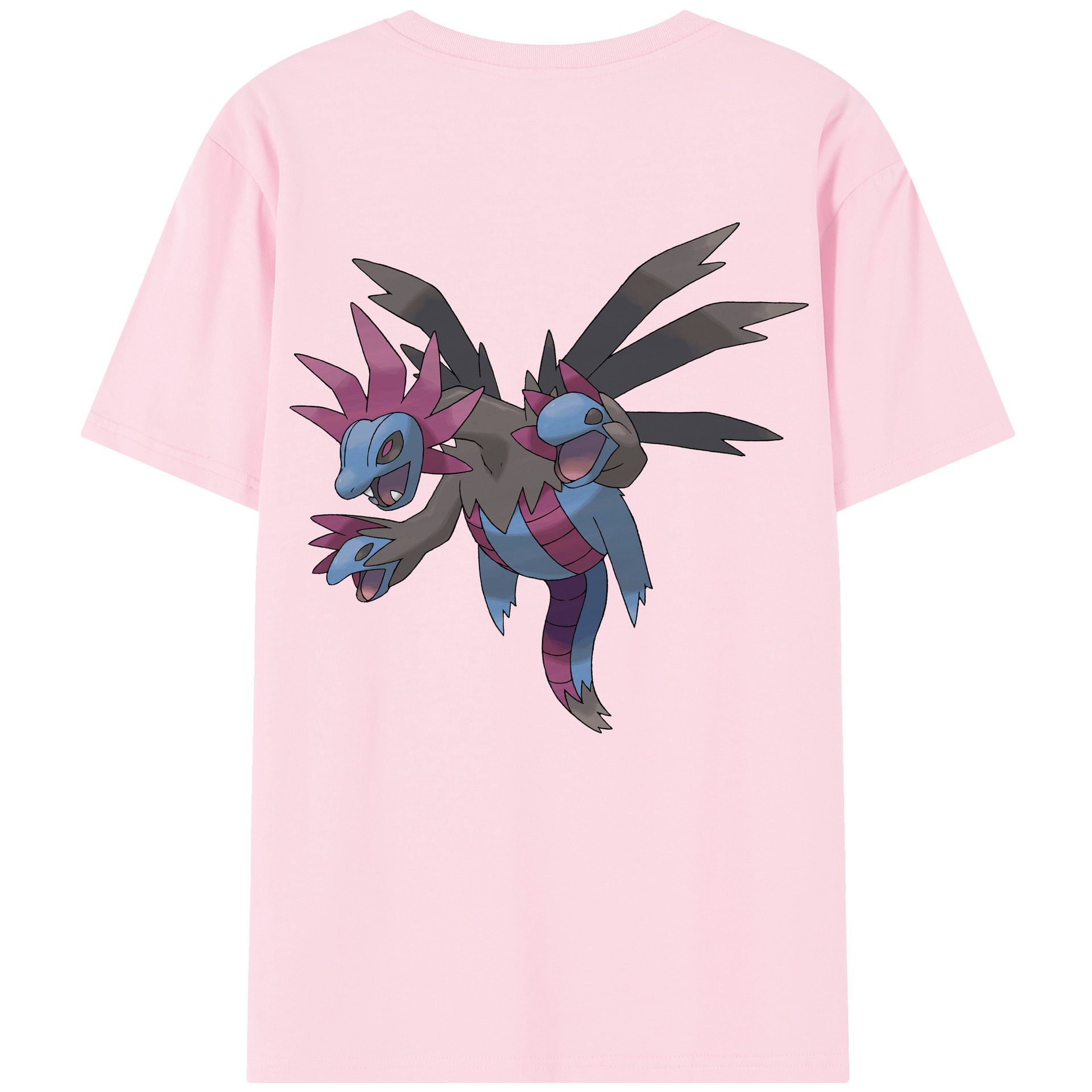 （画像用） ポケットモンスター Pokémon 綿100％半袖Tシャツ（背面プリント）