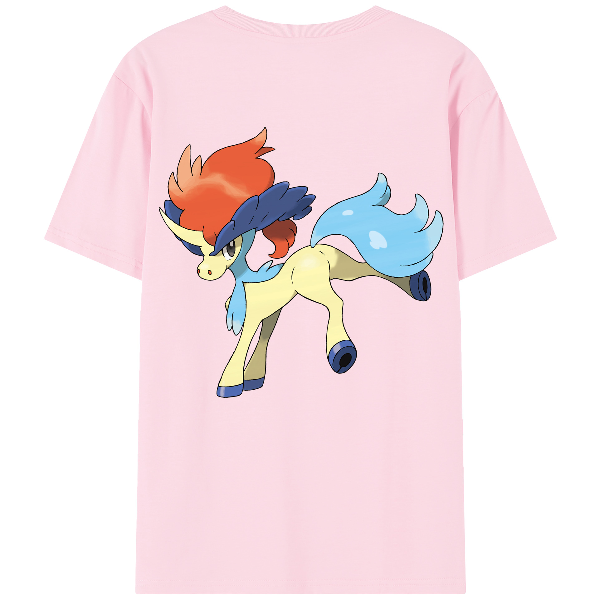 （画像用） ポケットモンスター Pokémon 綿100％半袖Tシャツ（背面プリント）