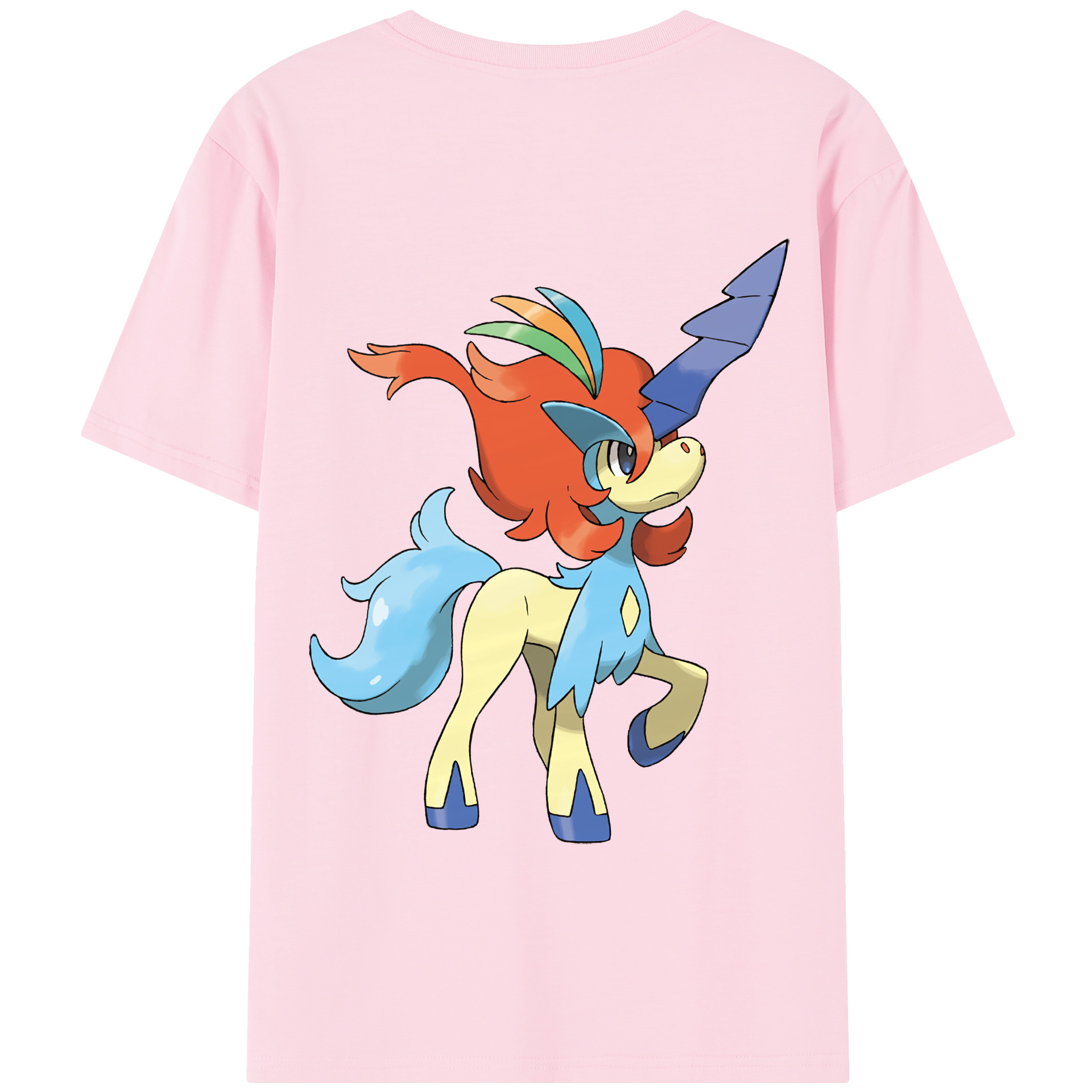 （画像用） ポケットモンスター Pokémon 綿100％半袖Tシャツ（背面プリント）