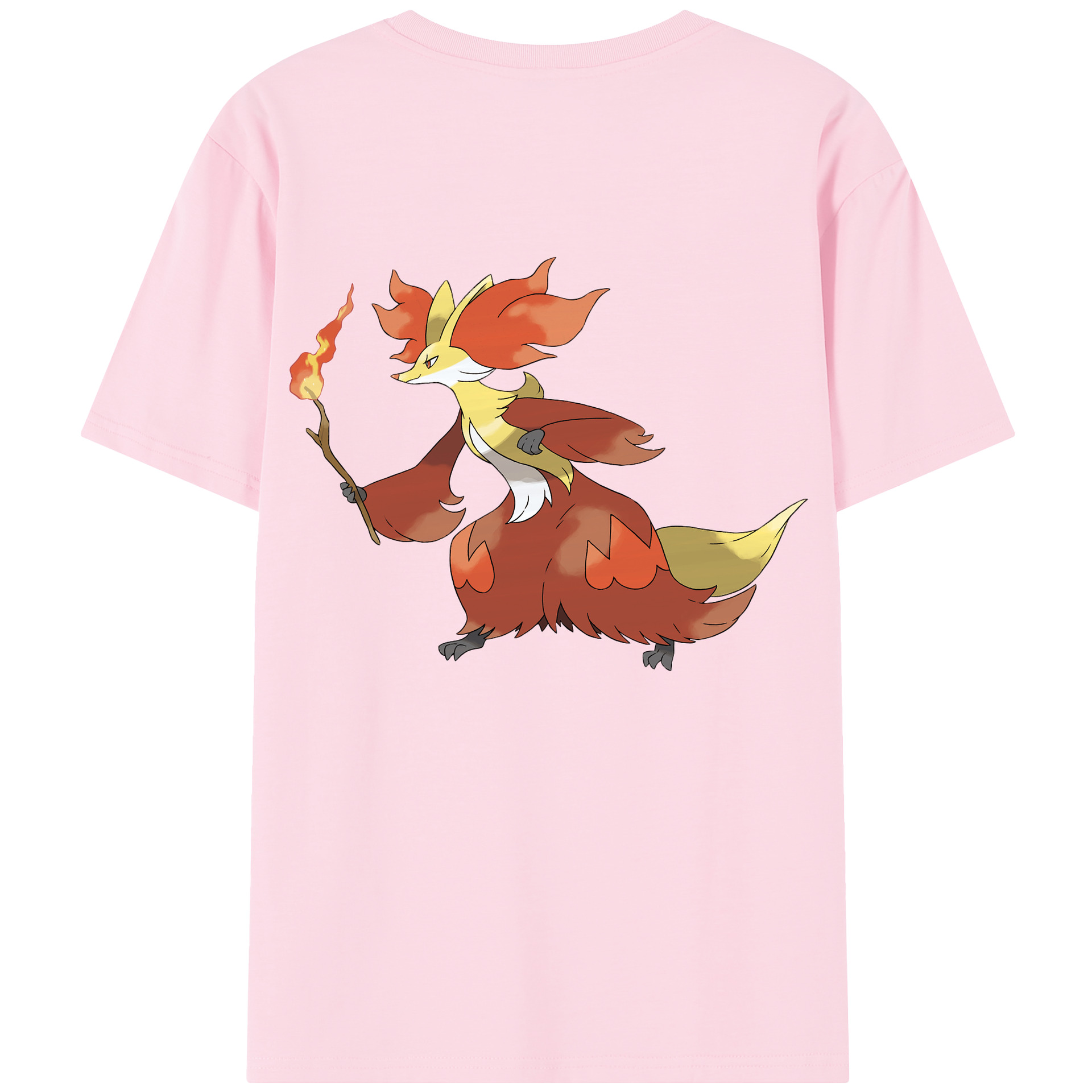 （画像用） ポケットモンスター Pokémon 綿100％半袖Tシャツ（背面プリント）