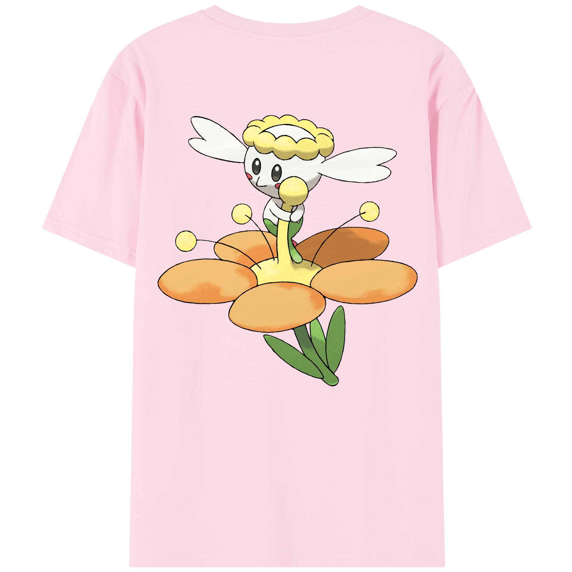 （画像用） ポケットモンスター Pokémon 綿100％半袖Tシャツ（背面プリント）