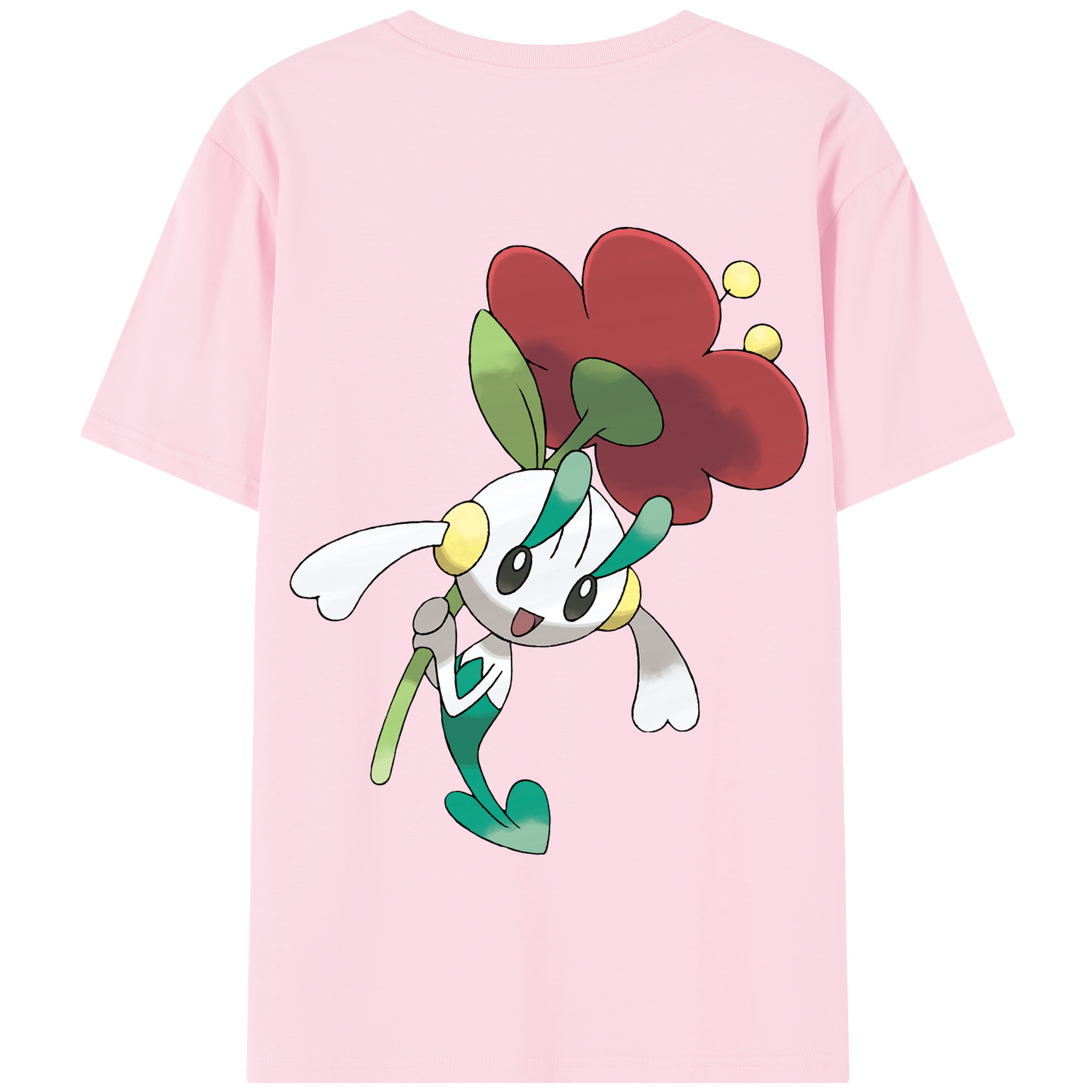 （画像用） ポケットモンスター Pokémon 綿100％半袖Tシャツ（背面プリント）
