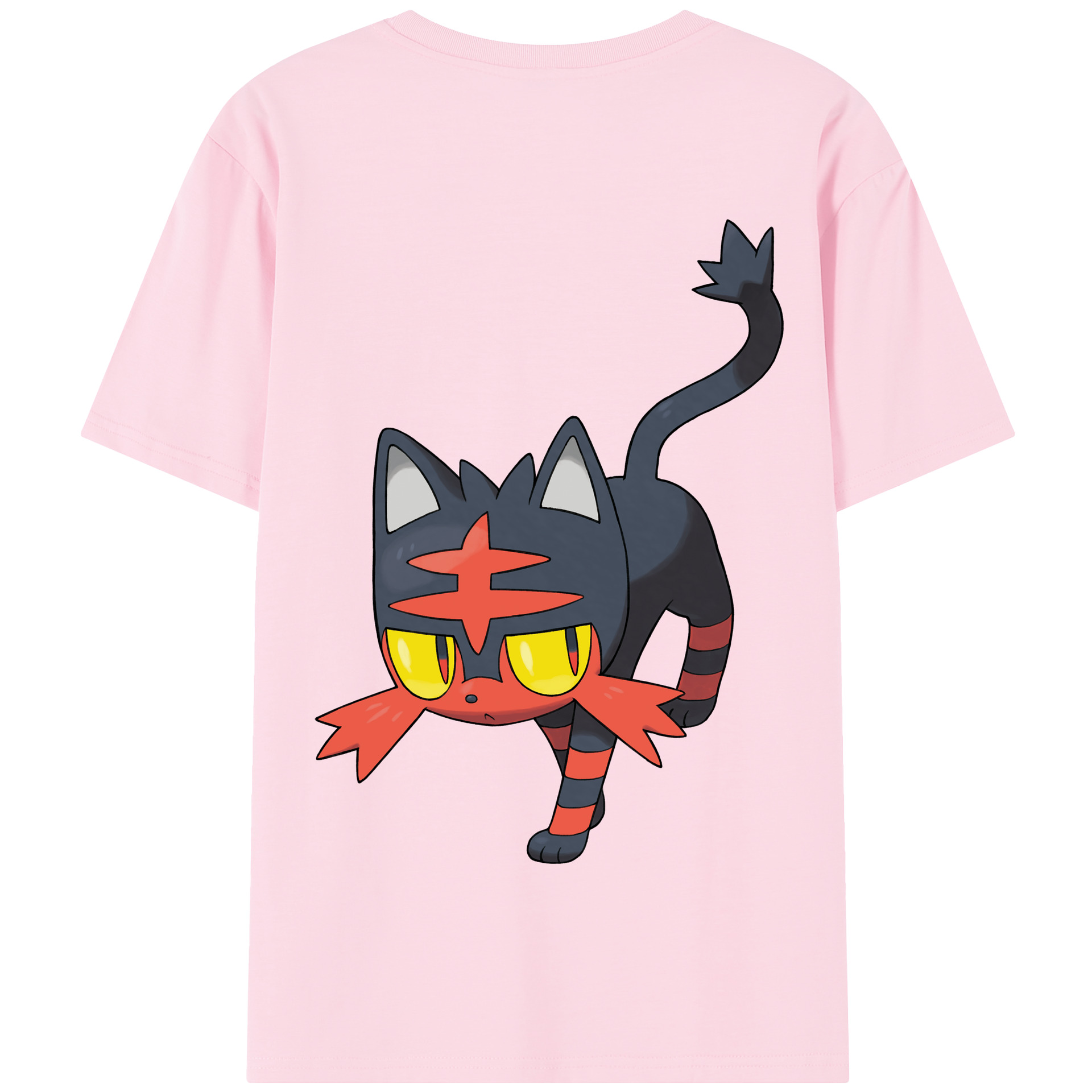（画像用） ポケットモンスター Pokémon 綿100％半袖Tシャツ（背面プリント）