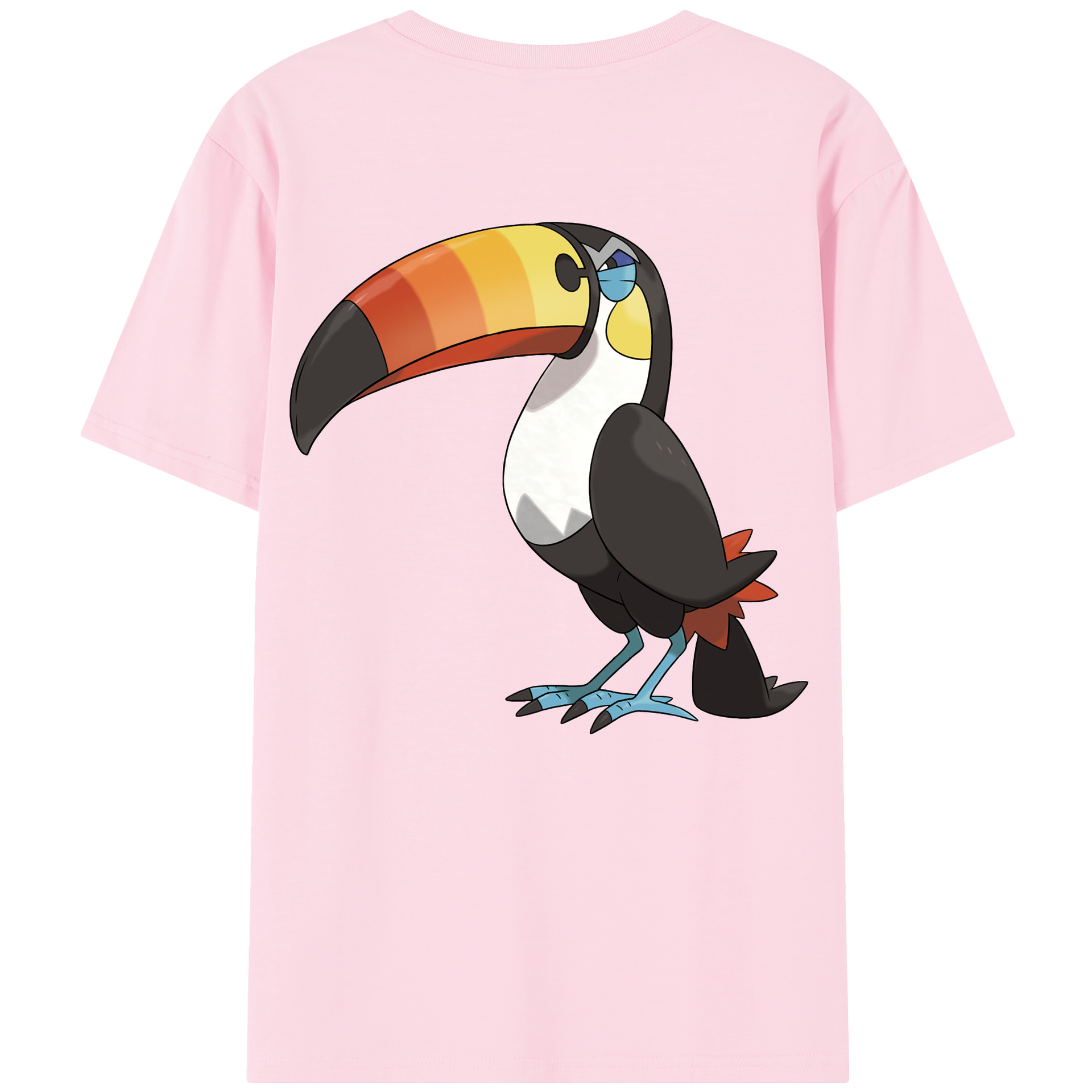 （画像用） ポケットモンスター Pokémon 綿100％半袖Tシャツ（背面プリント）