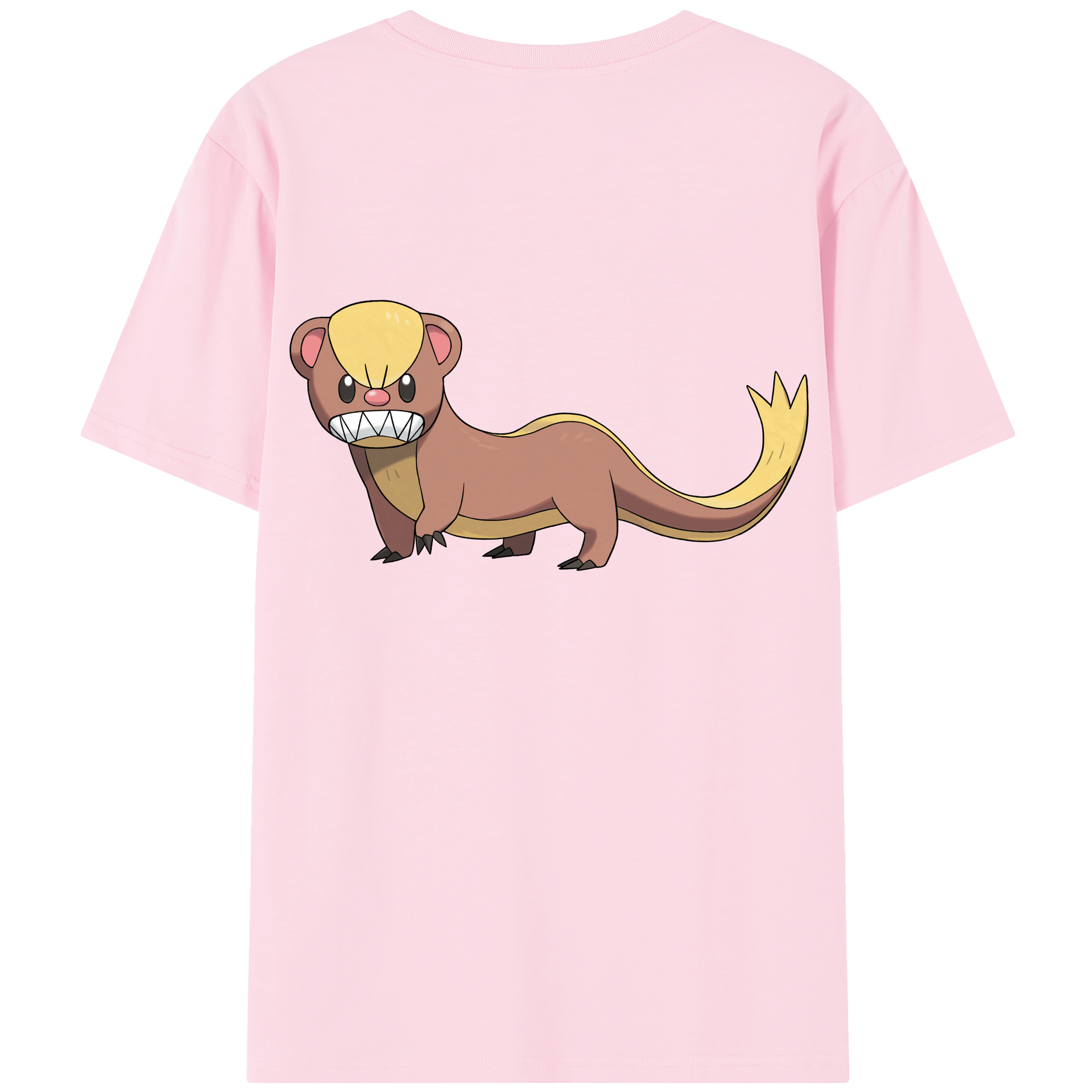 （画像用） ポケットモンスター Pokémon 綿100％半袖Tシャツ（背面プリント）