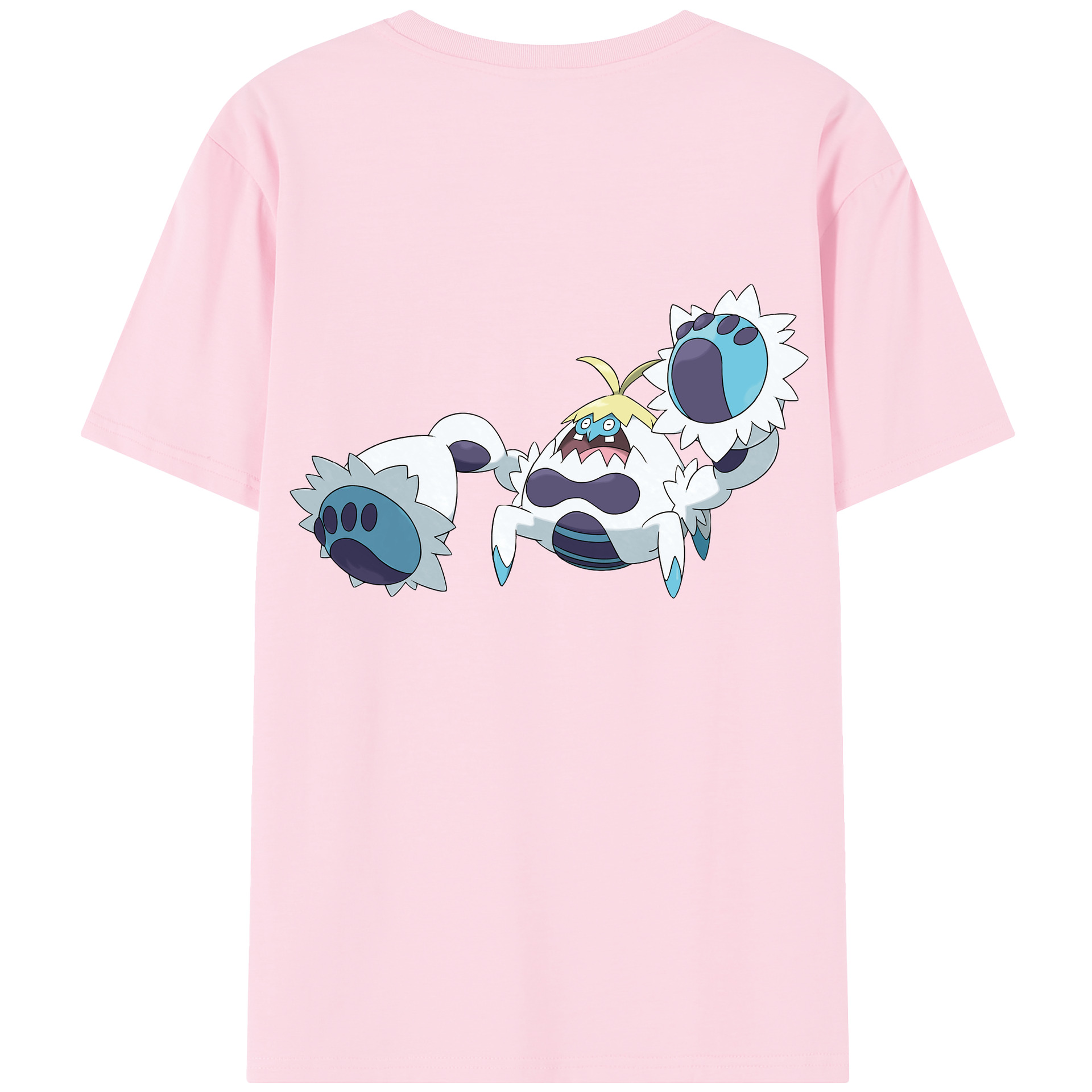（画像用） ポケットモンスター Pokémon 綿100％半袖Tシャツ（背面プリント）