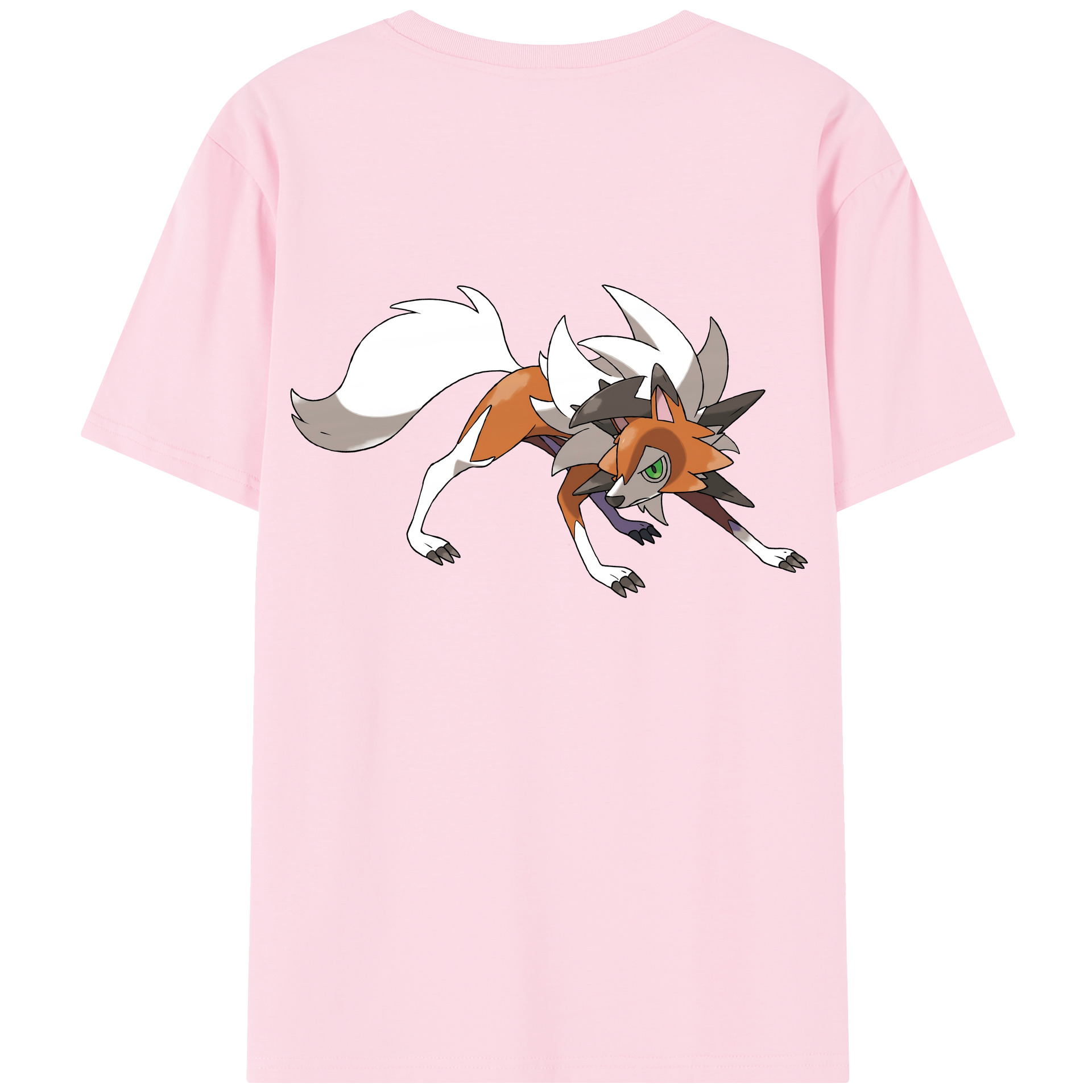 （画像用） ポケットモンスター Pokémon 綿100％半袖Tシャツ（背面プリント）