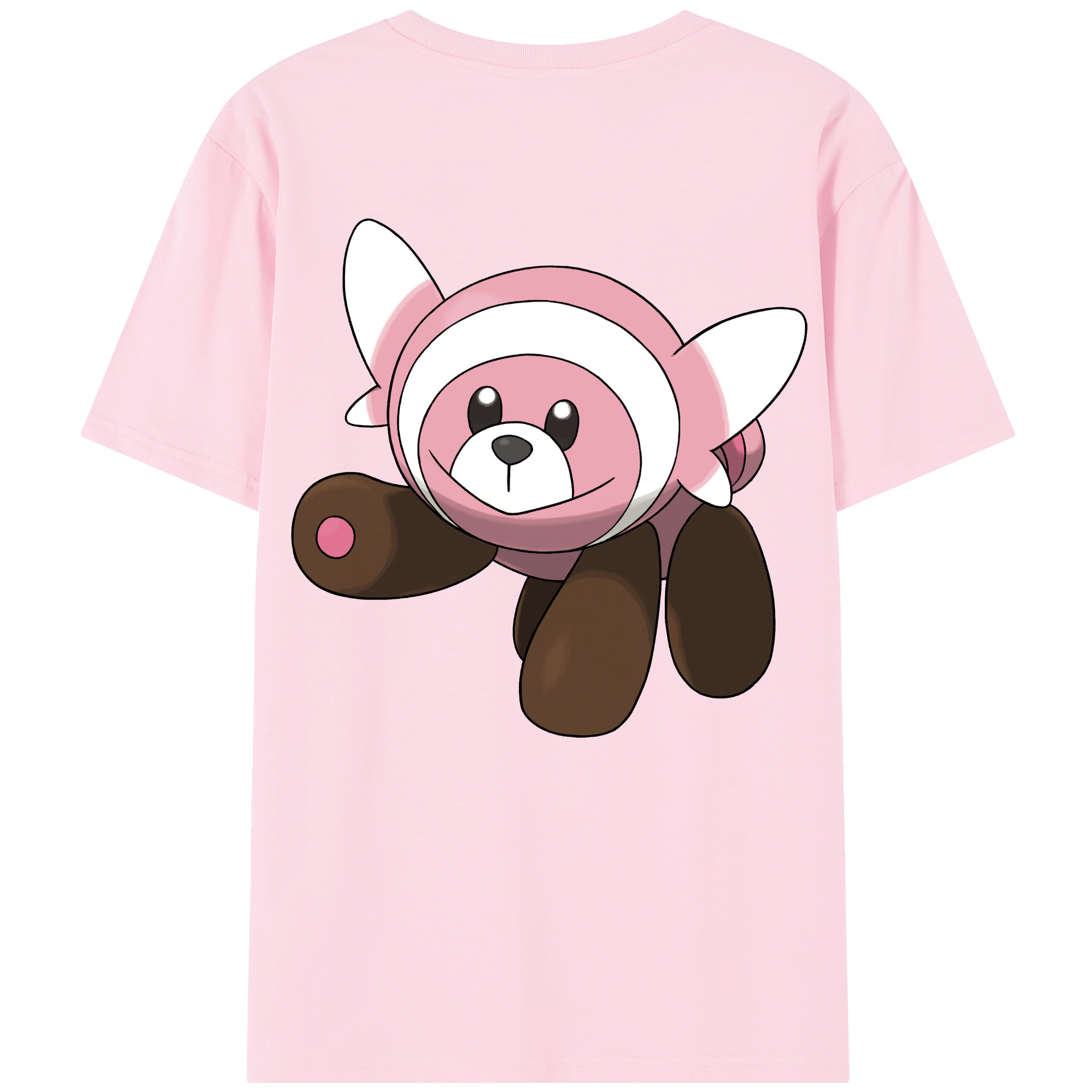 （画像用） ポケットモンスター Pokémon 綿100％半袖Tシャツ（背面プリント）