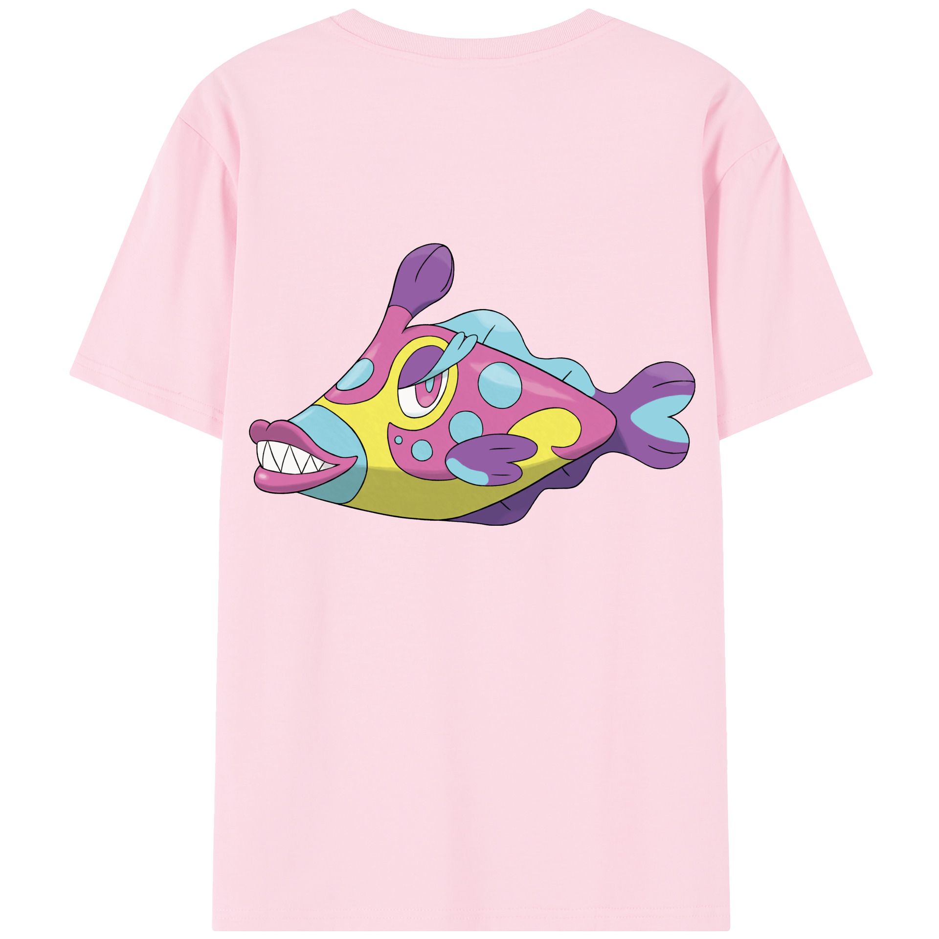 （画像用） ポケットモンスター Pokémon 綿100％半袖Tシャツ（背面プリント）