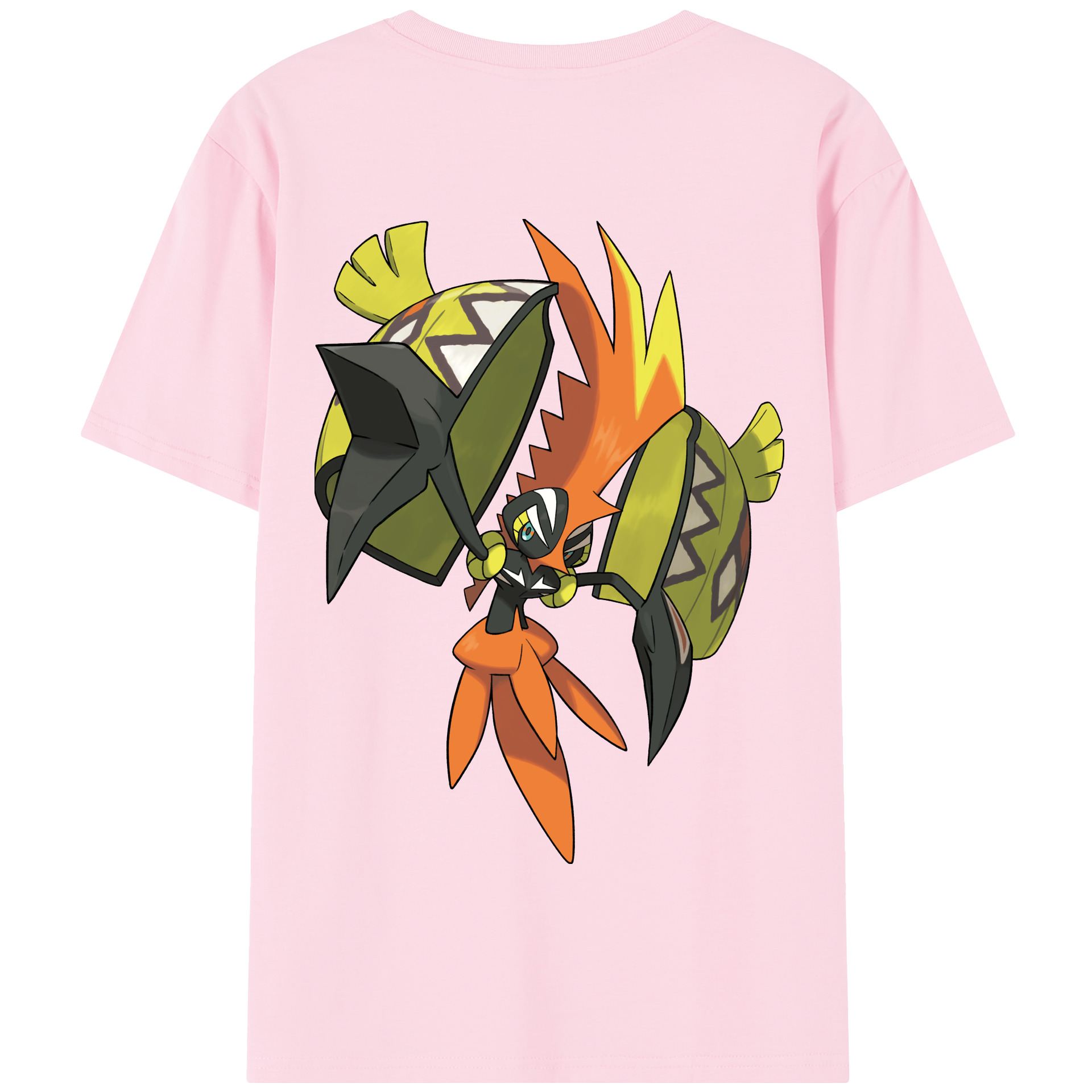 （画像用） ポケットモンスター Pokémon 綿100％半袖Tシャツ（背面プリント）