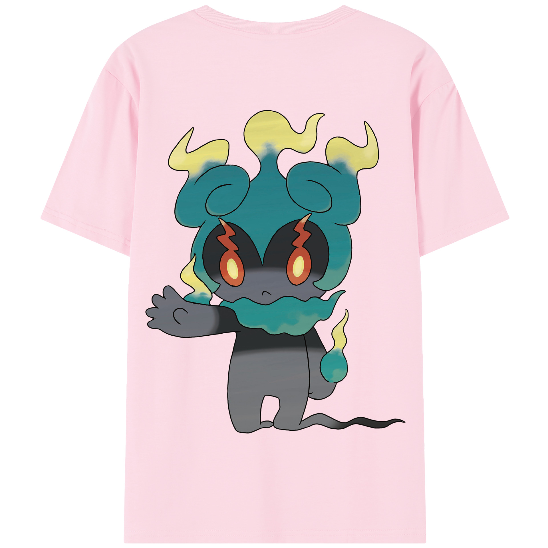 （画像用） ポケットモンスター Pokémon 綿100％半袖Tシャツ（背面プリント）