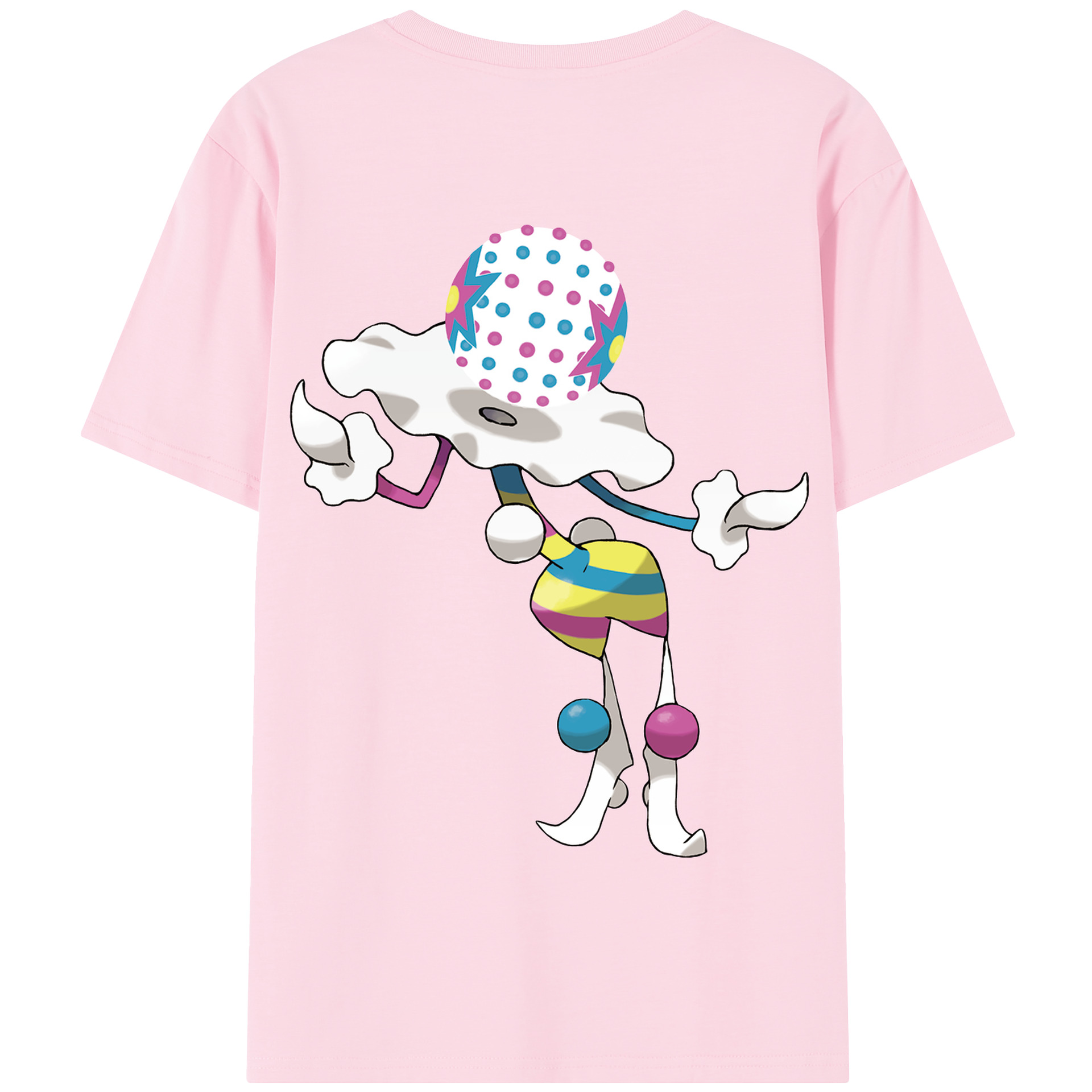 （画像用） ポケットモンスター Pokémon 綿100％半袖Tシャツ（背面プリント）