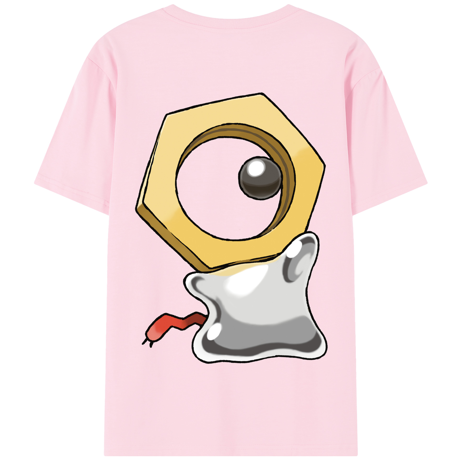 （画像用） ポケットモンスター Pokémon 綿100％半袖Tシャツ（背面プリント）
