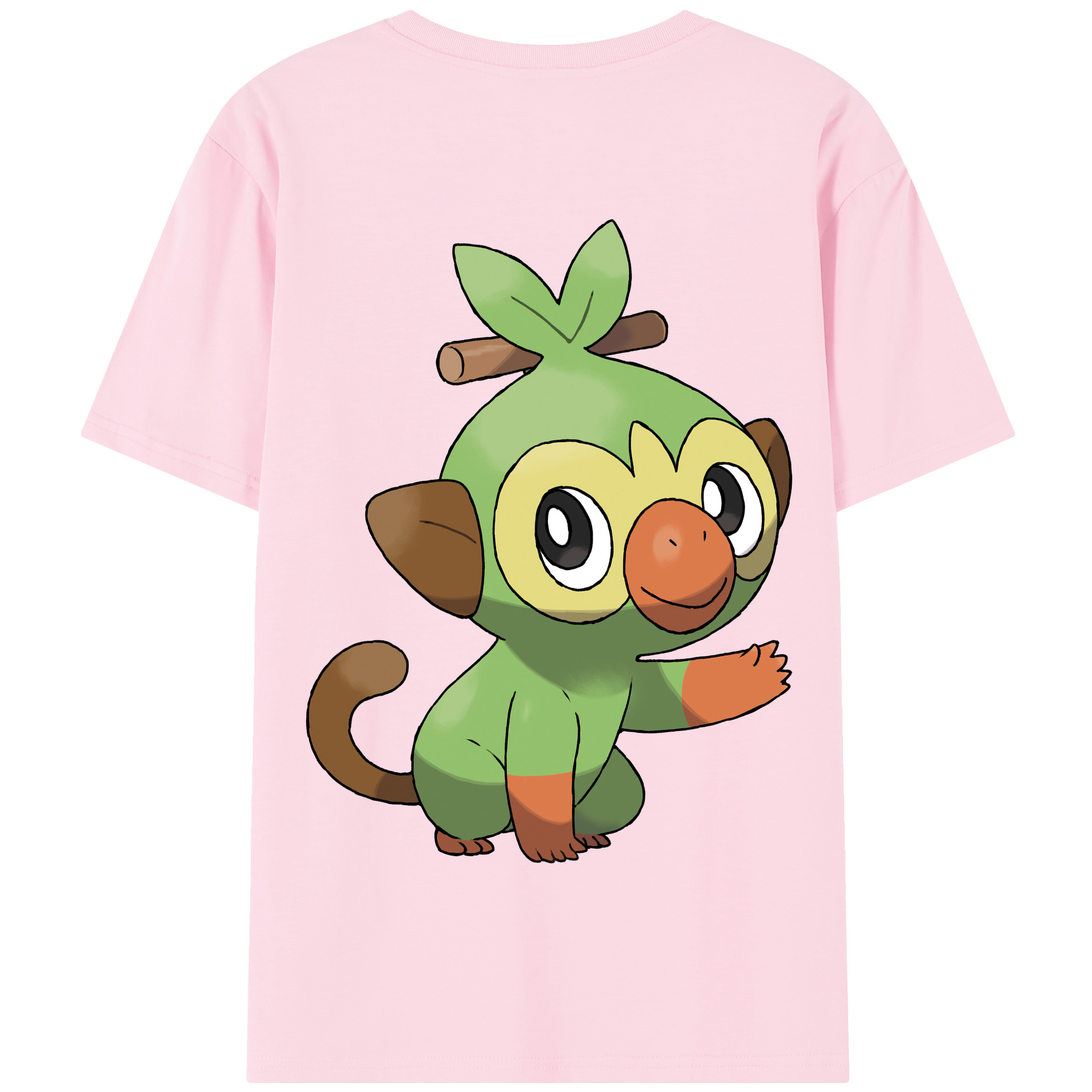 （画像用） ポケットモンスター Pokémon 綿100％半袖Tシャツ（背面プリント）