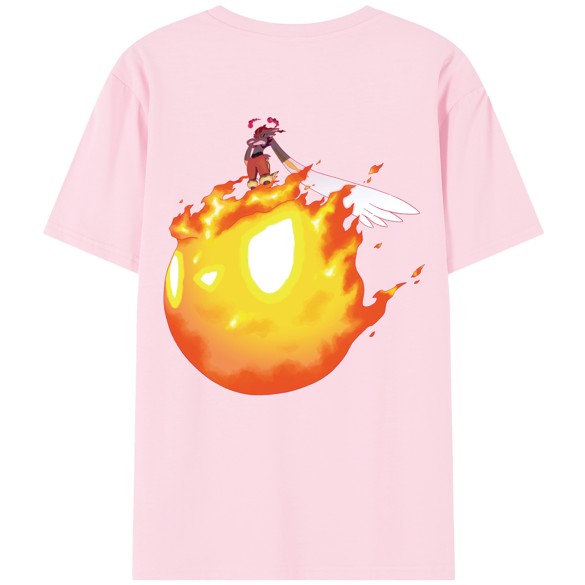 （画像用） ポケットモンスター Pokémon 綿100％半袖Tシャツ（背面プリント）