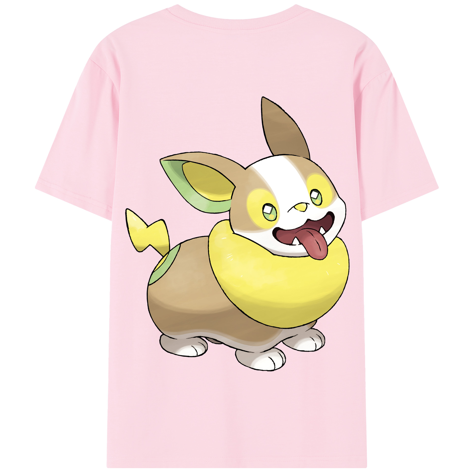 （画像用） ポケットモンスター Pokémon 綿100％半袖Tシャツ（背面プリント）