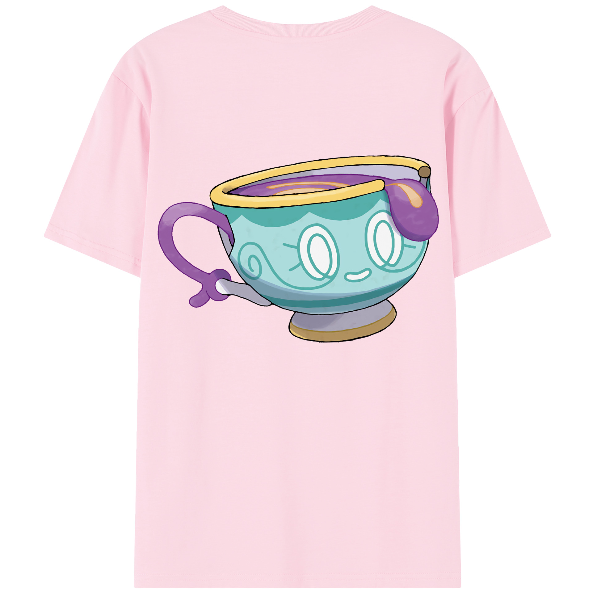 （画像用） ポケットモンスター Pokémon 綿100％半袖Tシャツ（背面プリント）