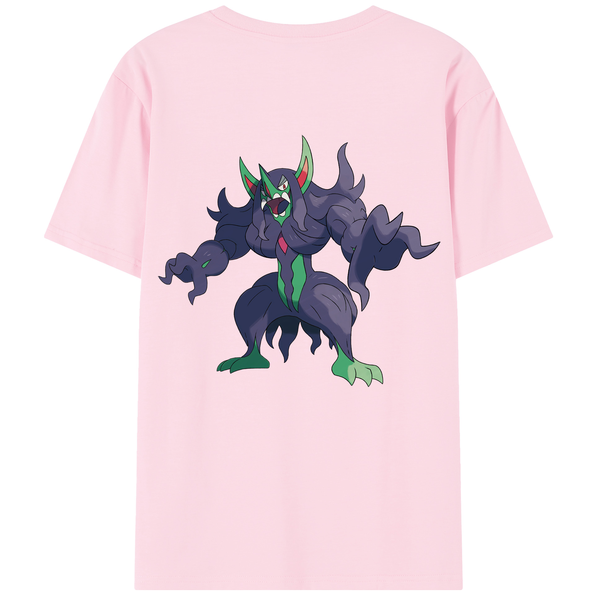 （画像用） ポケットモンスター Pokémon 綿100％半袖Tシャツ（背面プリント）