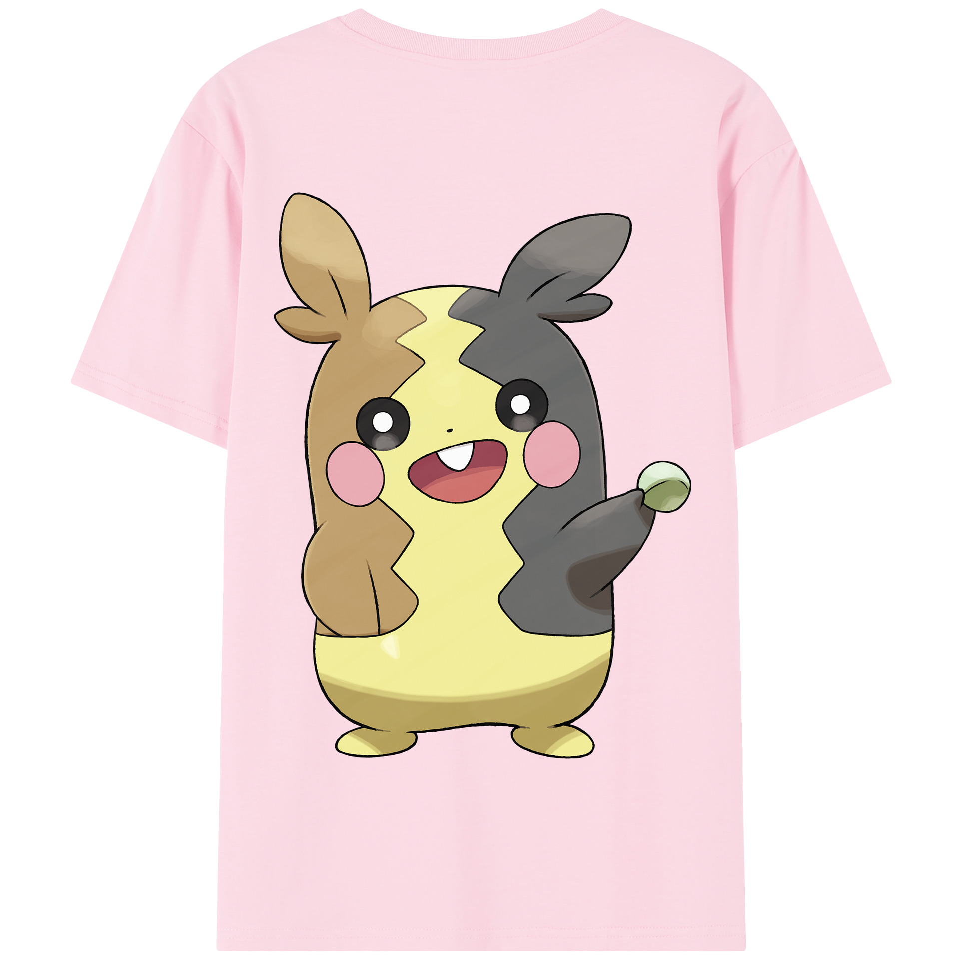 （画像用） ポケットモンスター Pokémon 綿100％半袖Tシャツ（背面プリント）