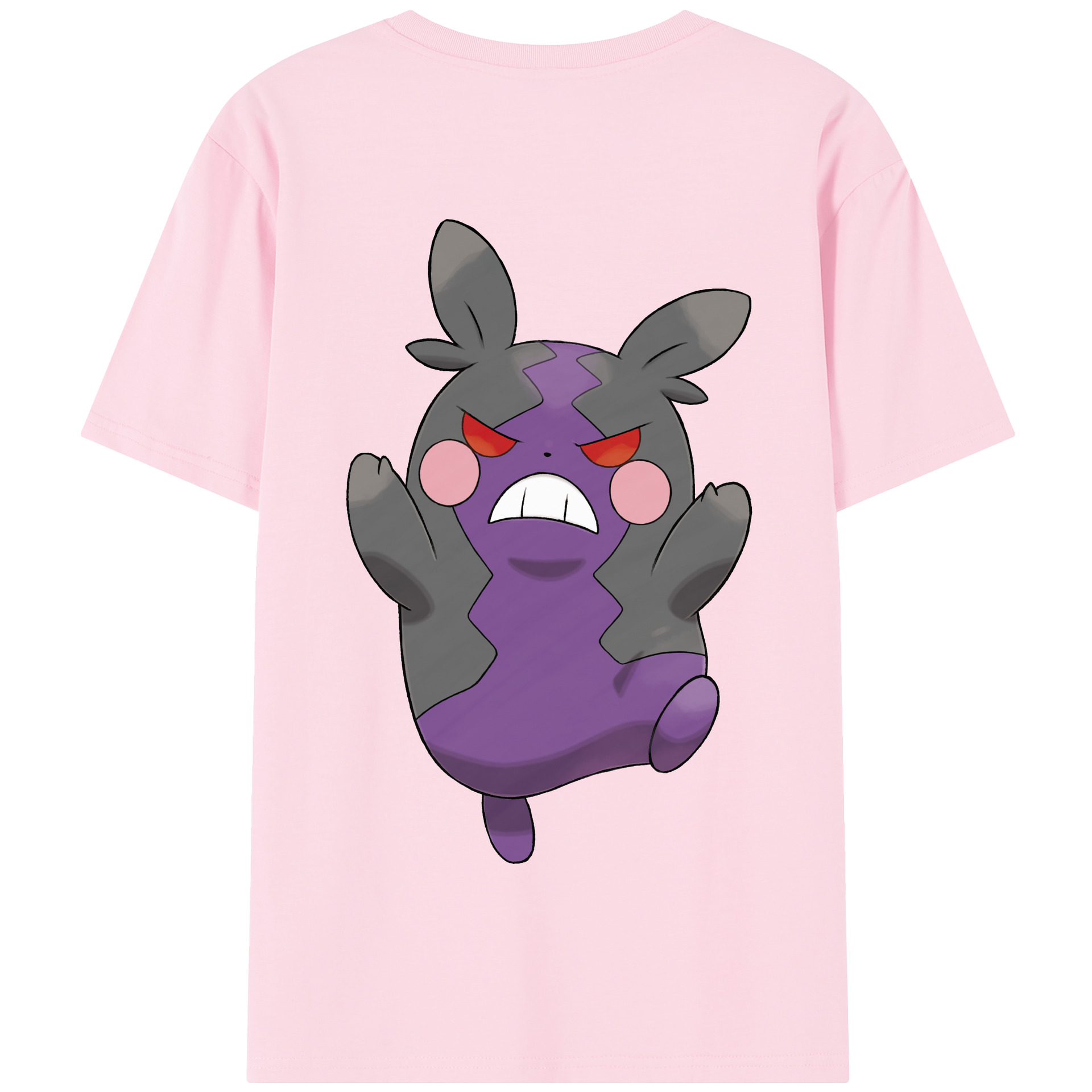 （画像用） ポケットモンスター Pokémon 綿100％半袖Tシャツ（背面プリント）