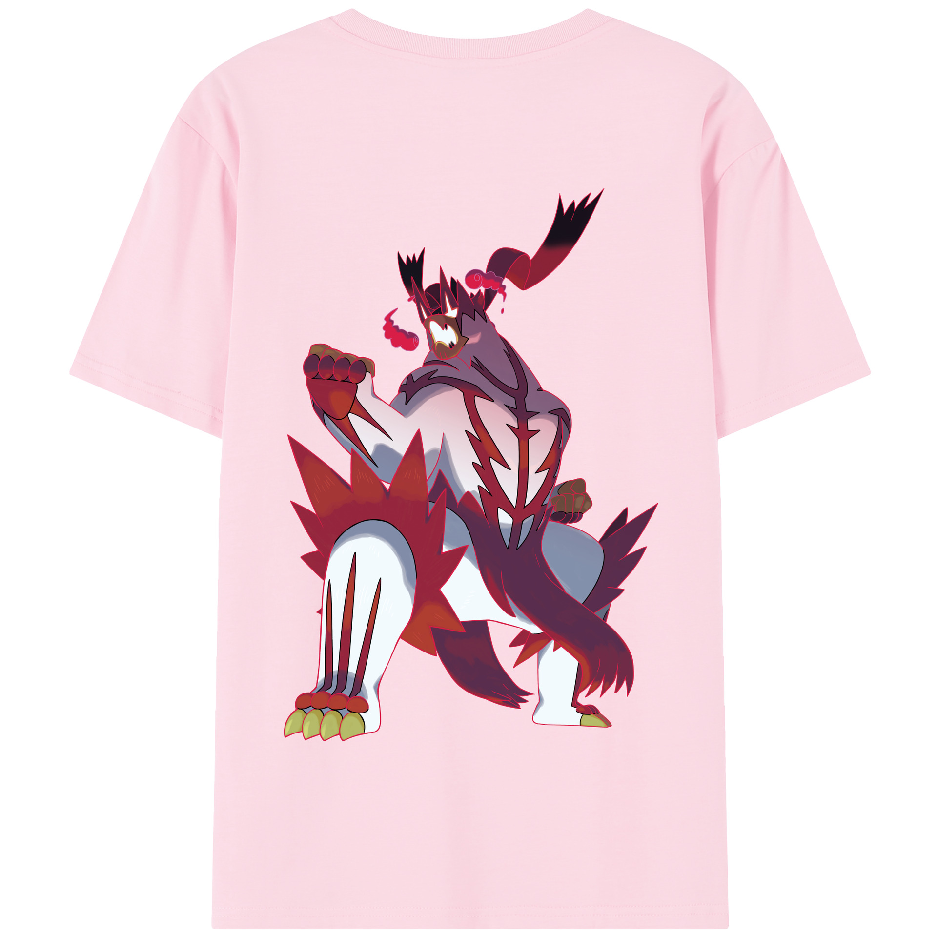 （画像用） ポケットモンスター Pokémon 綿100％半袖Tシャツ（背面プリント）