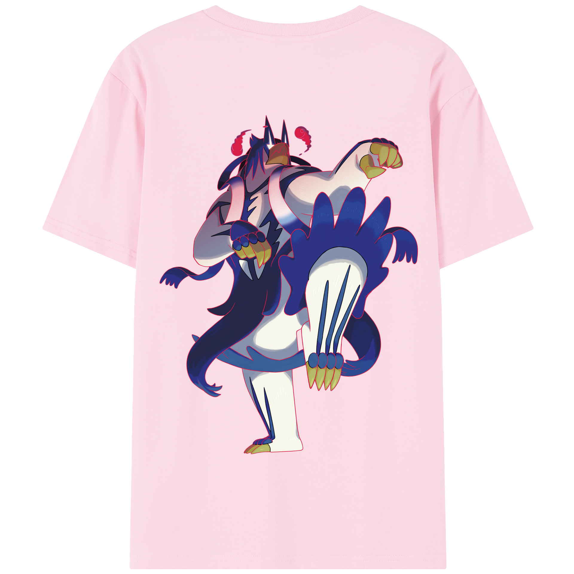 （画像用） ポケットモンスター Pokémon 綿100％半袖Tシャツ（背面プリント）