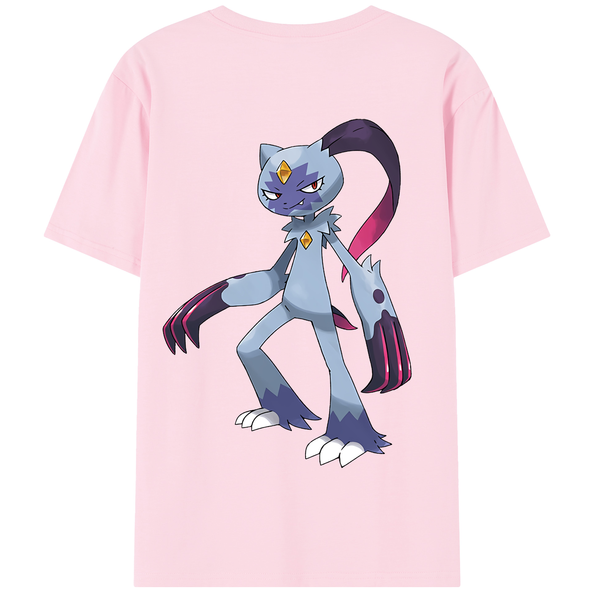 （画像用） ポケットモンスター Pokémon 綿100％半袖Tシャツ（背面プリント）