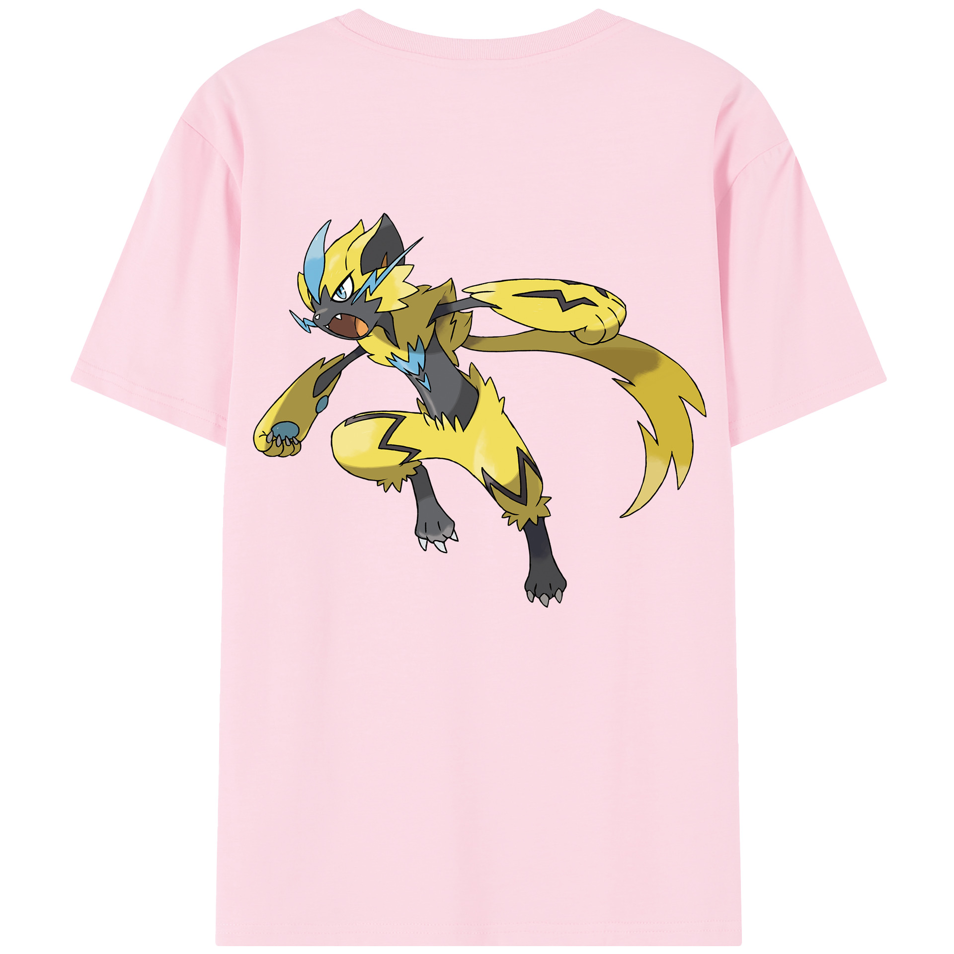 （画像用） ポケットモンスター Pokémon 綿100％半袖Tシャツ（背面プリント）
