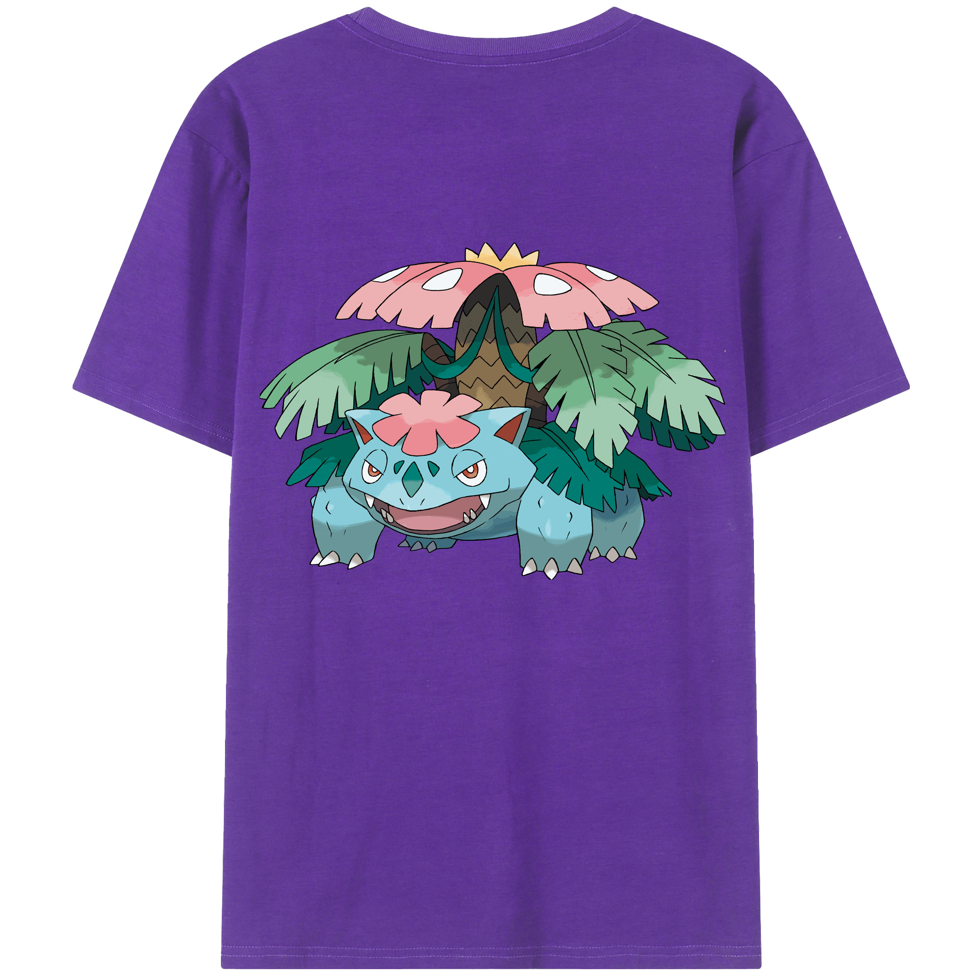 （画像用） ポケットモンスター Pokémon 綿100％半袖Tシャツ（背面プリント）