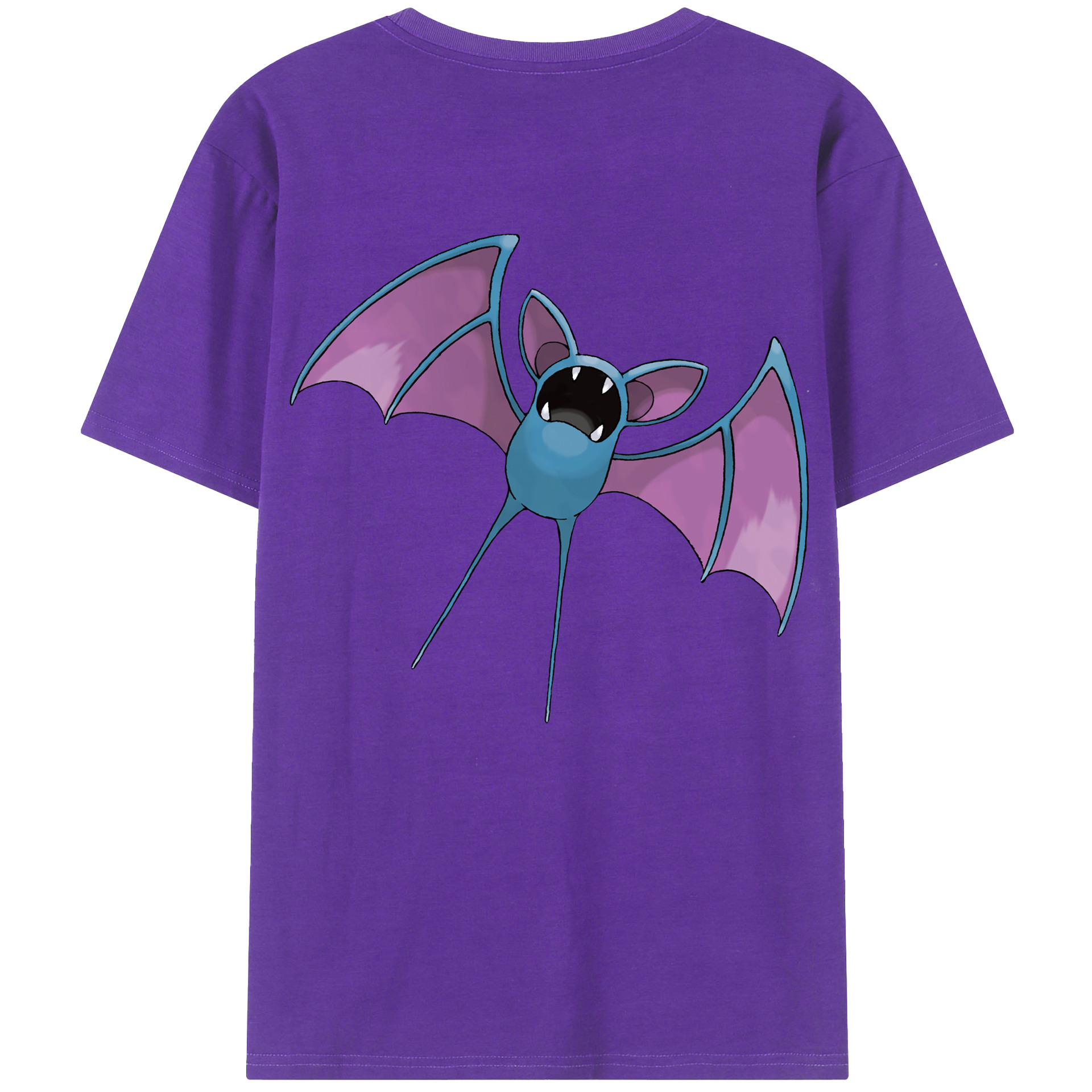（画像用） ポケットモンスター Pokémon 綿100％半袖Tシャツ（背面プリント）