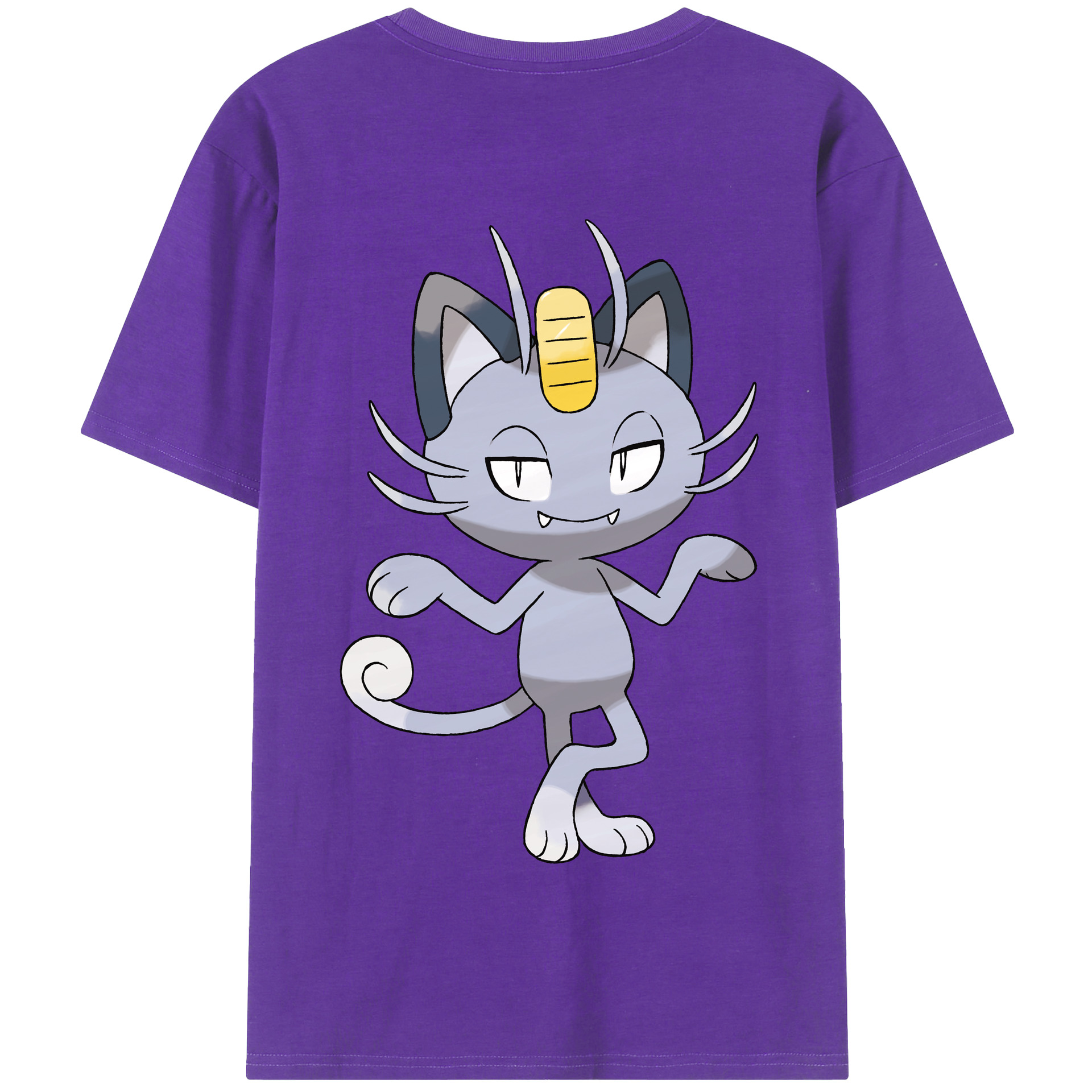 （画像用） ポケットモンスター Pokémon 綿100％半袖Tシャツ（背面プリント）
