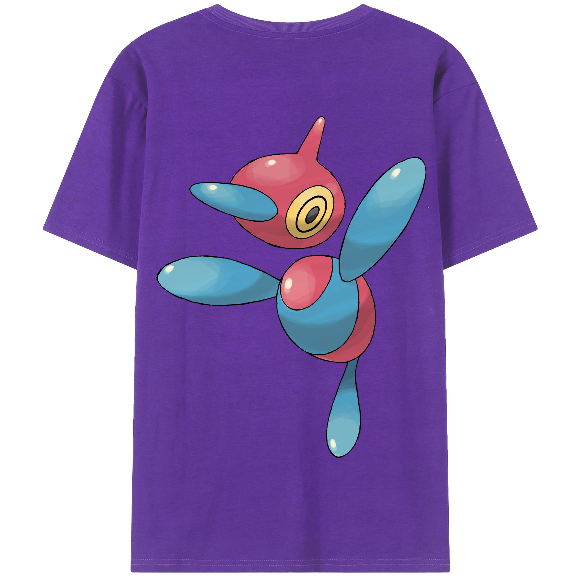 （画像用） ポケットモンスター Pokémon 綿100％半袖Tシャツ（背面プリント）