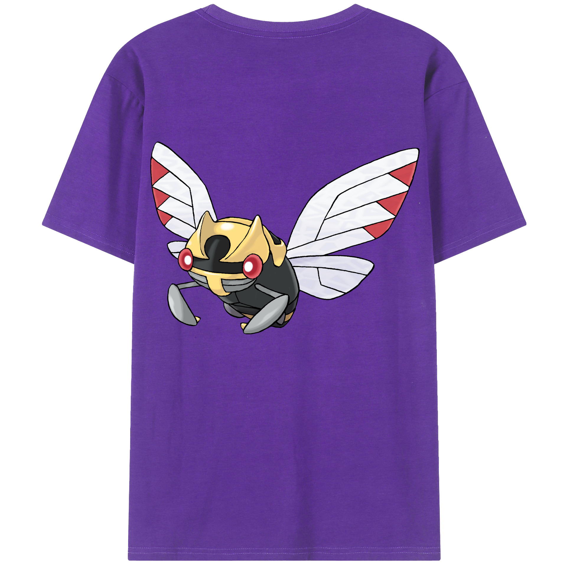 （画像用） ポケットモンスター Pokémon 綿100％半袖Tシャツ（背面プリント）
