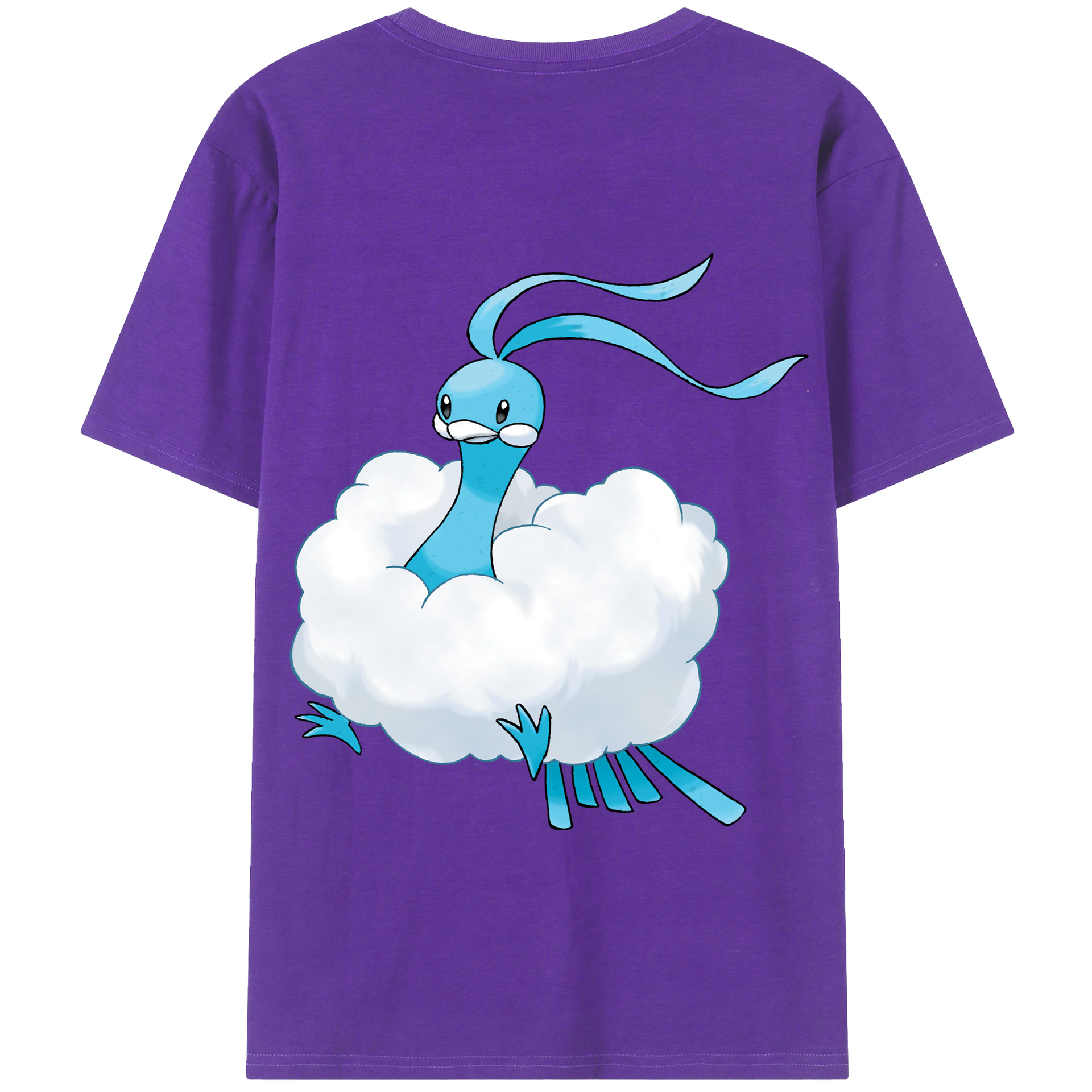 （画像用） ポケットモンスター Pokémon 綿100％半袖Tシャツ（背面プリント）
